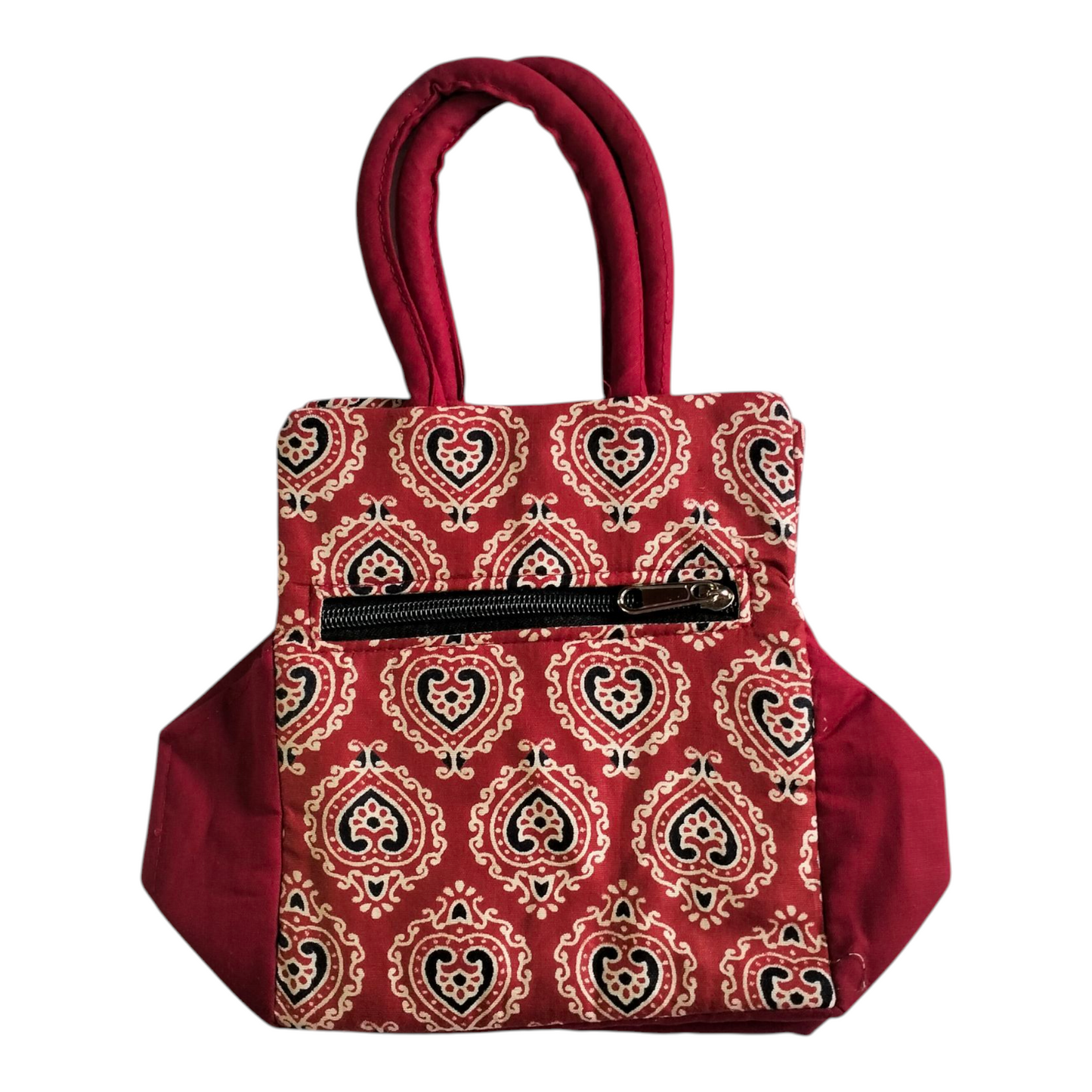 Shantiniketan Art Mini Handbags – Traditional Cotton Bag Combo (2 pcs)