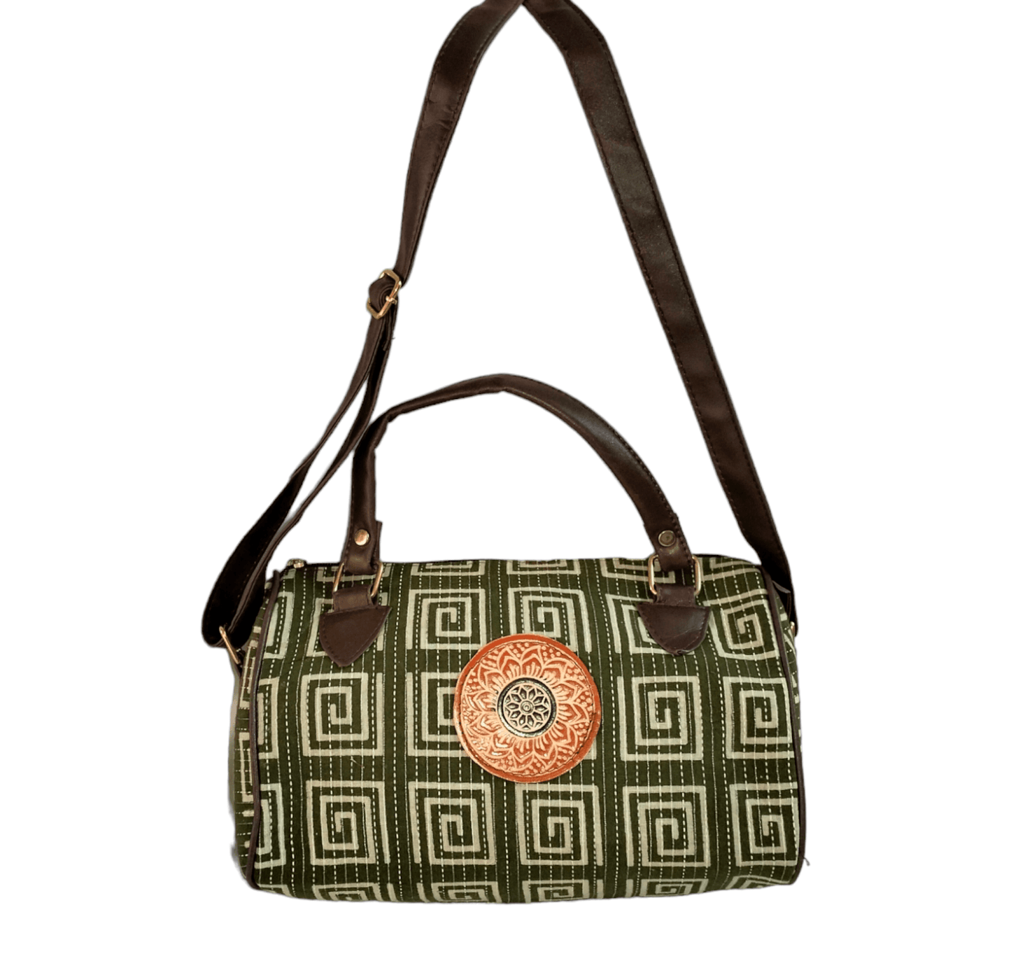 Handcrafted Traditional Shantiniketan Sling Bag for Women - Stylish Indian Ethnic Shoulder Purse - AP BAG BHANDAR