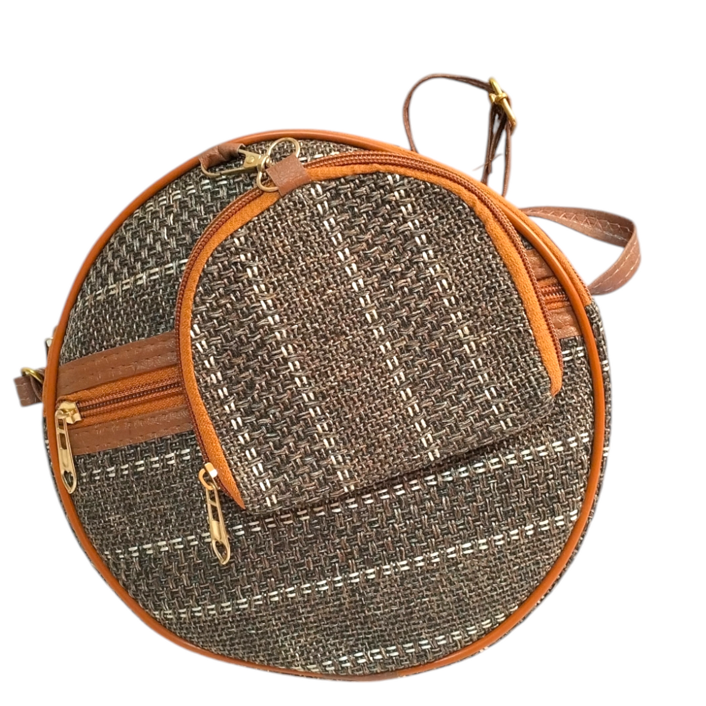 Shantiniketan Round Sling Bag - Authentic Indian Craft