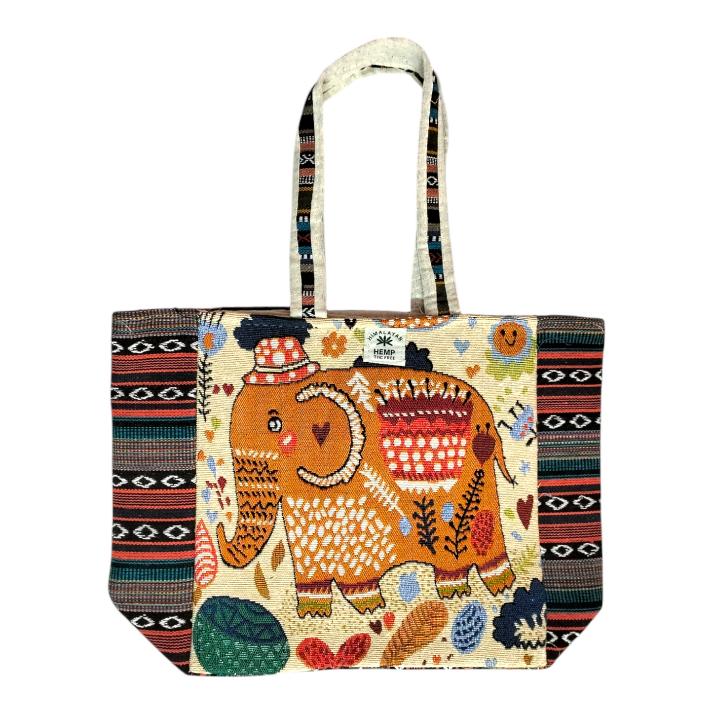 Handcrafted Shantiniketan Cotton Tote Bag – Traditional Bengali Art