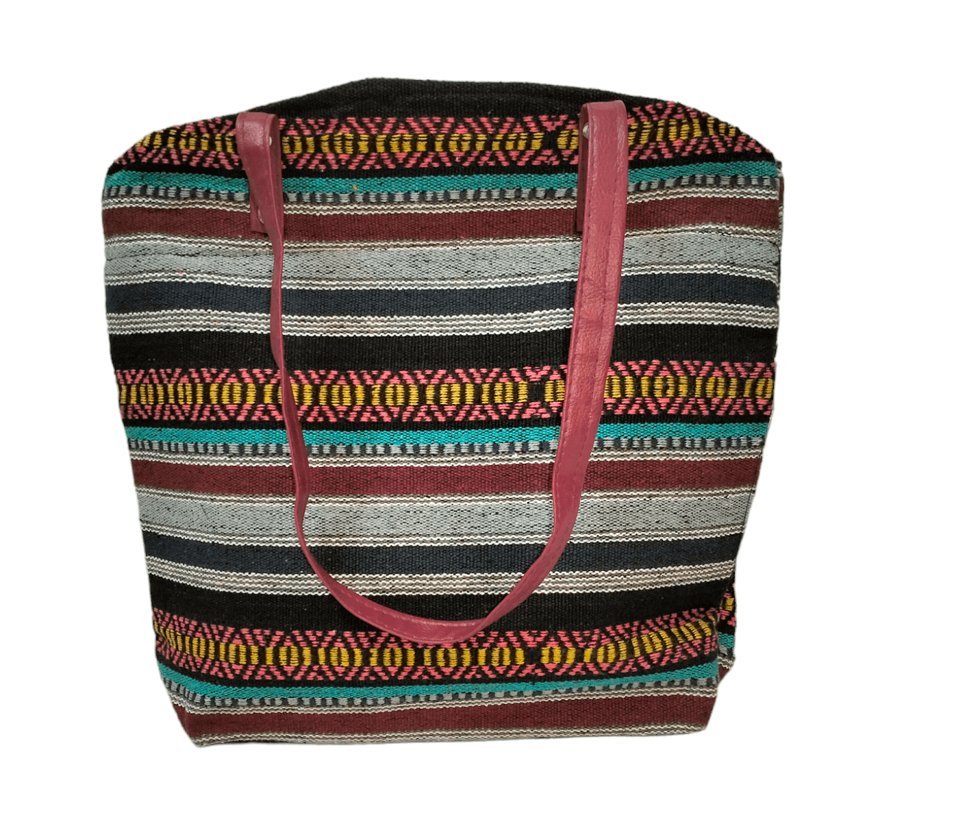 Stylish colorful traditional shantiniketan tote bag for women with zip - AP BAG BHANDAR