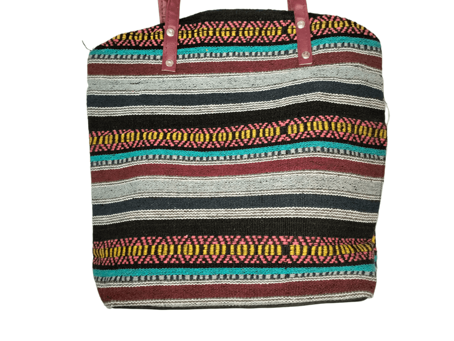 Stylish colorful traditional shantiniketan tote bag for women with zip - AP BAG BHANDAR