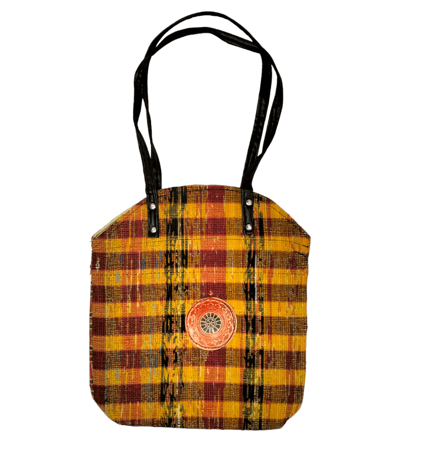 Stylish colorful traditional shantiniketan tote bag for women with zip - AP BAG BHANDAR