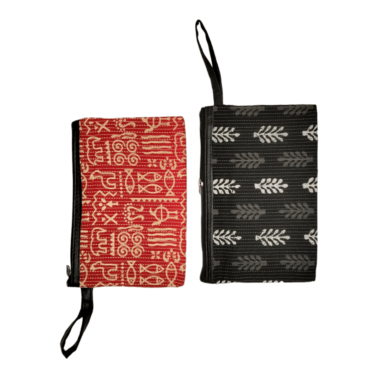 Pack of 2 Stylish shantiniketan Traditional Small Makeup Pouch Bag for Women - AP BAG BHANDAR