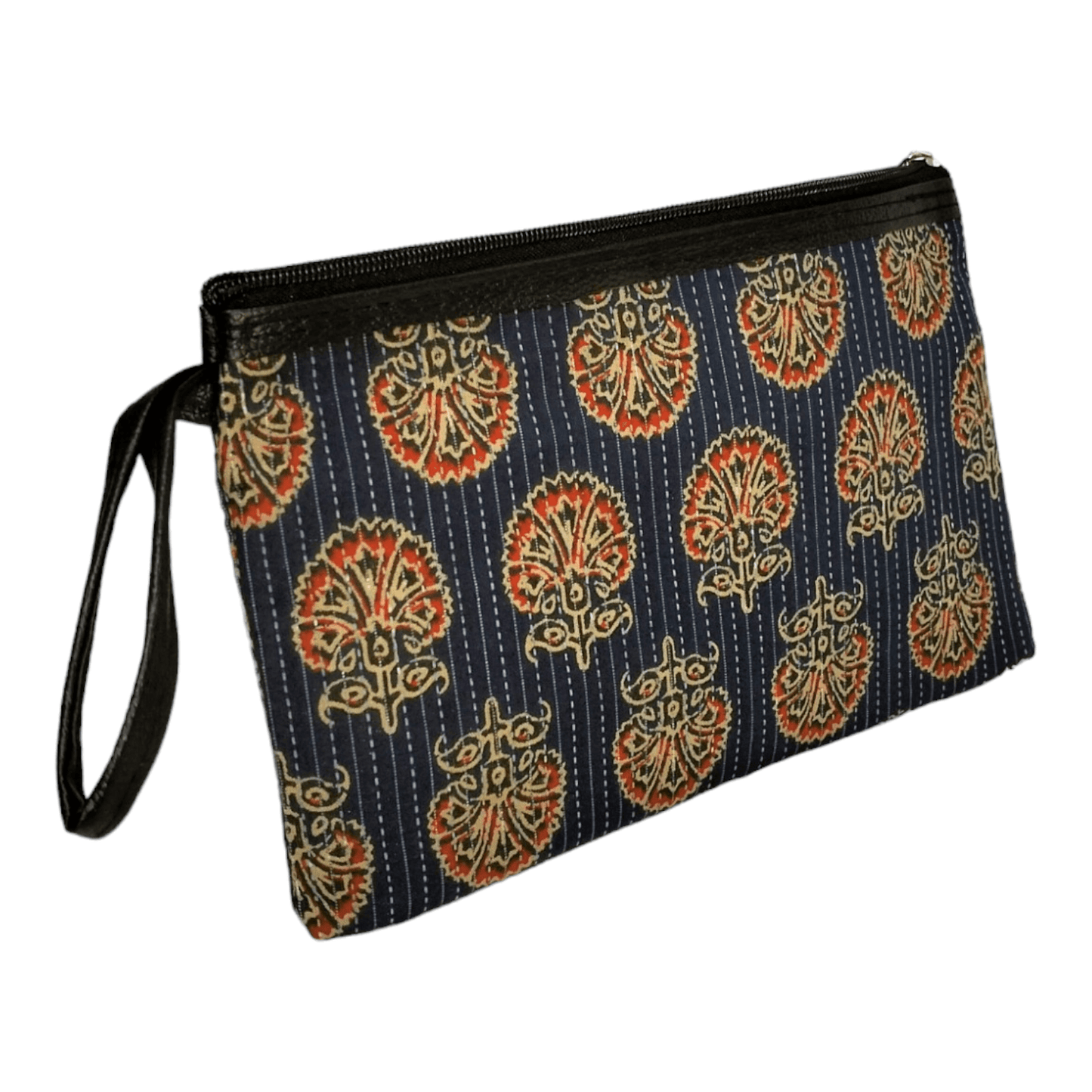 Pack of 2 Stylish shantiniketan Traditional Small Makeup Pouch Bag for Women - AP BAG BHANDAR