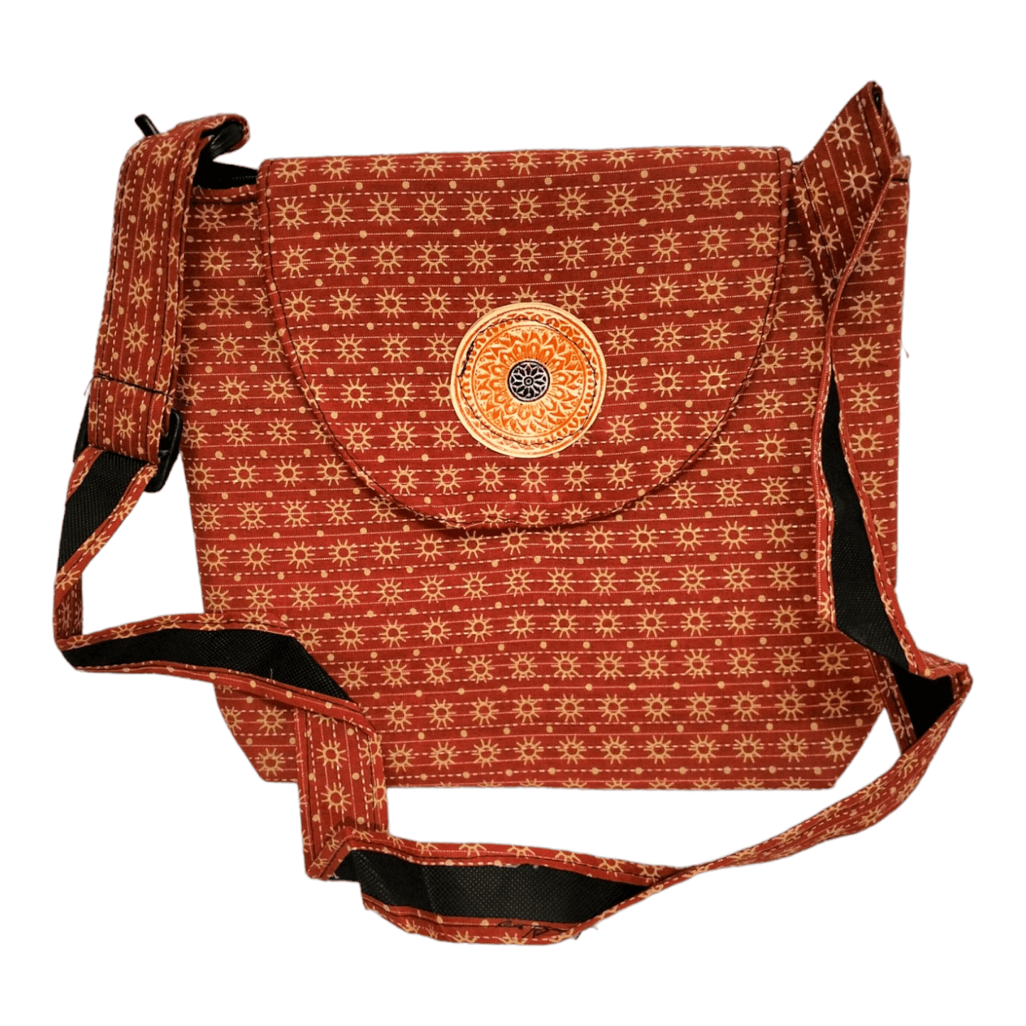 Stylish colorful traditional shantiniketan cotton sling bag for women - AP BAG BHANDAR