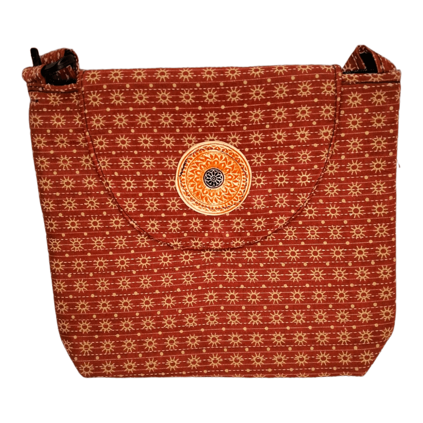 Stylish colorful traditional shantiniketan cotton sling bag for women - AP BAG BHANDAR