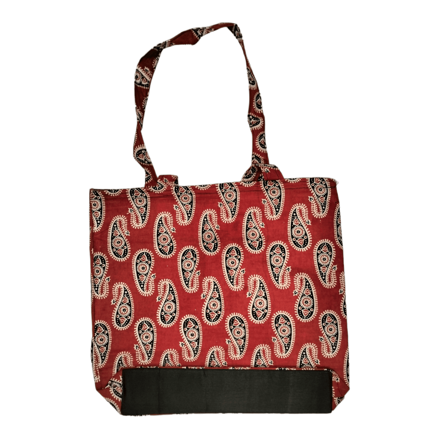 Stylish colorful cotton shantiniketan tote bag for women with zipper - AP BAG BHANDAR