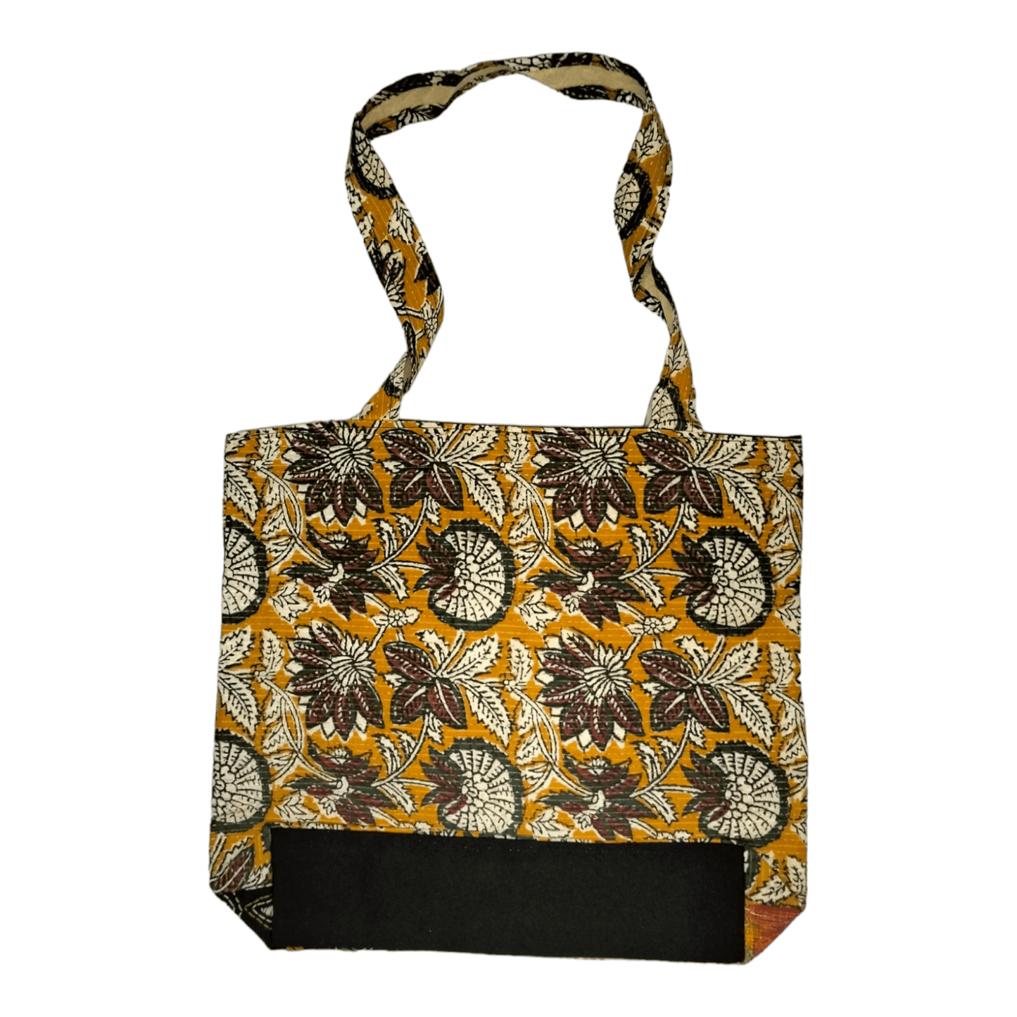 Stylish colorful cotton shantiniketan tote bag for women with zipper - AP BAG BHANDAR