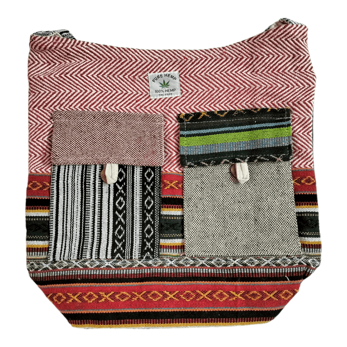 Stylish colorful cotton shantiniketan tote bag for women with zipper - AP BAG BHANDAR