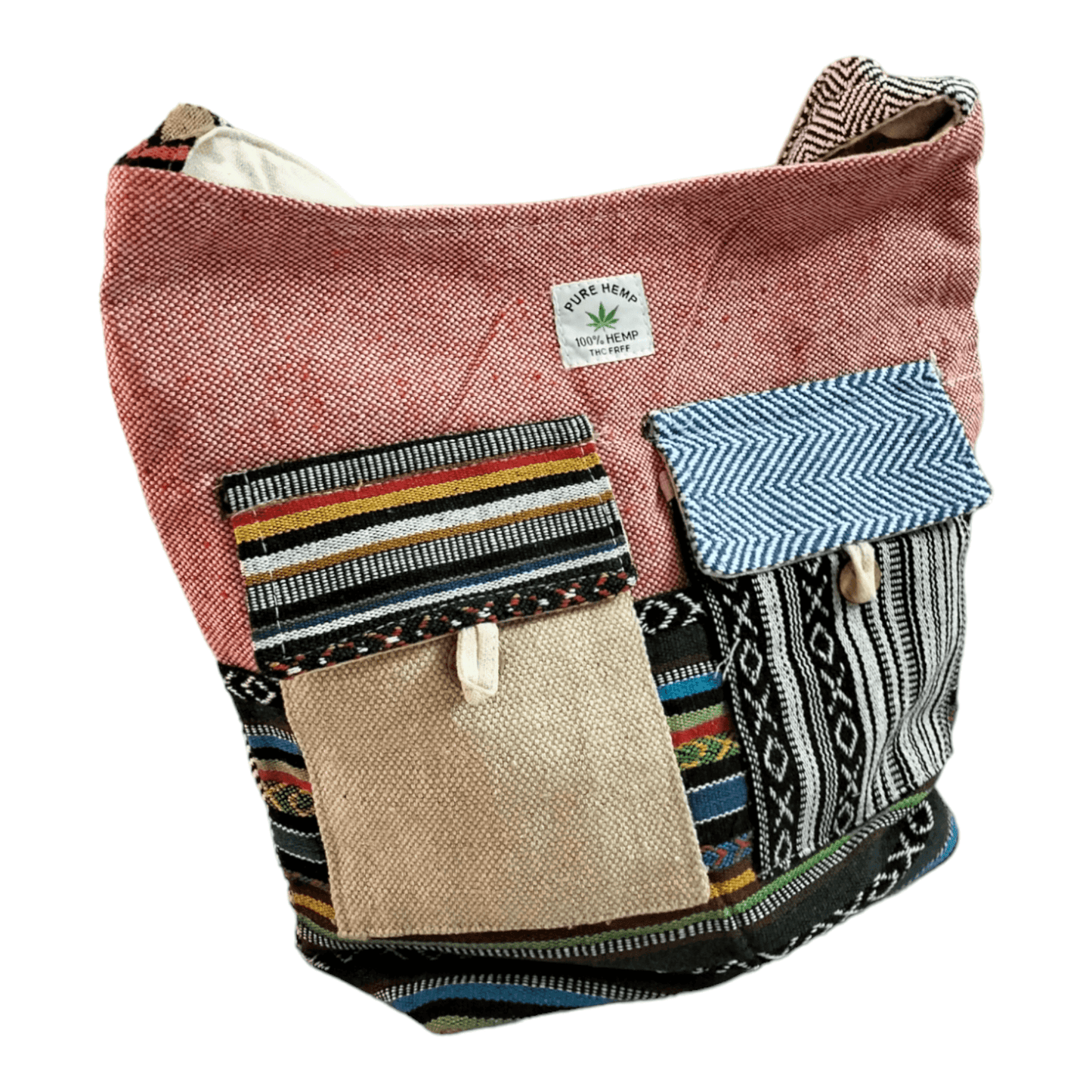 Stylish colorful cotton shantiniketan tote bag for women with zipper - AP BAG BHANDAR