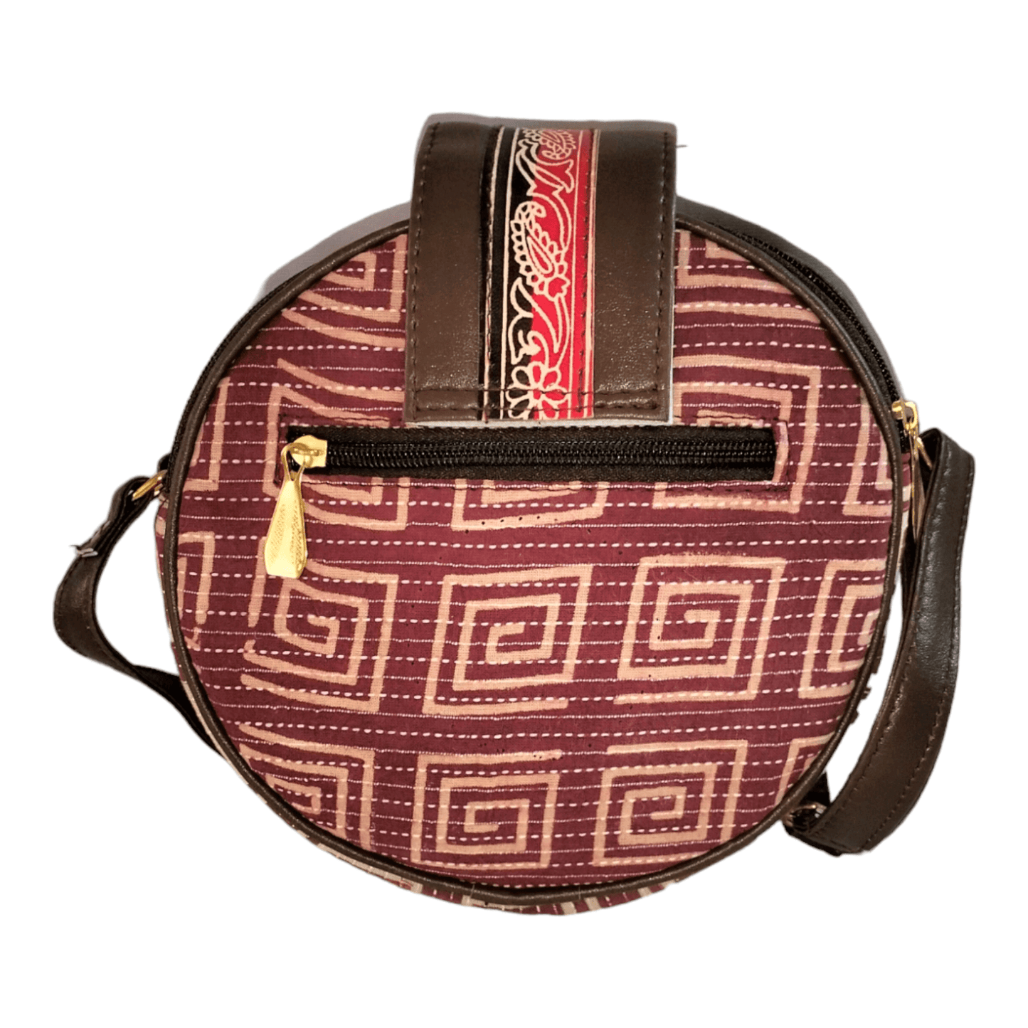 Stylish shantiniketan trendy round sling bag for women - AP BAG BHANDAR