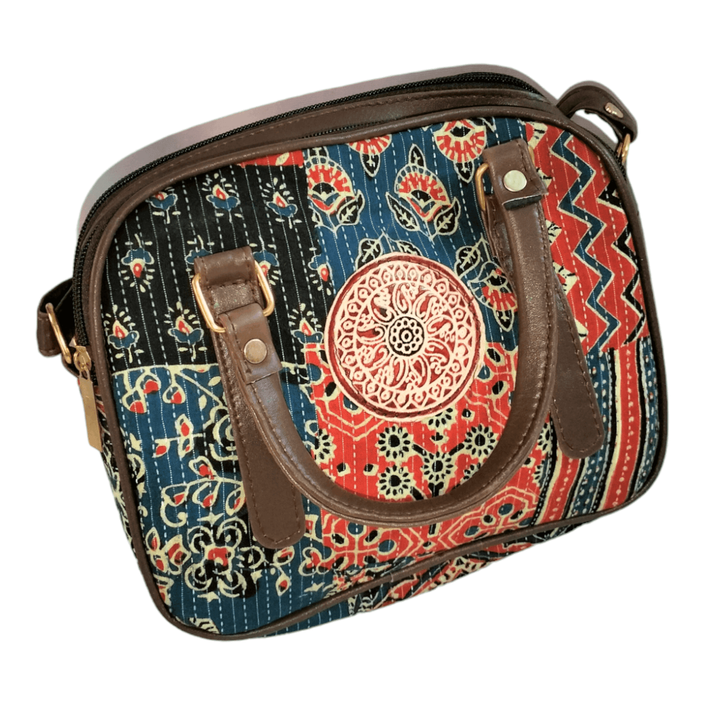 Stylish graceful traditional shantiniketan sling bag for women - AP BAG BHANDAR