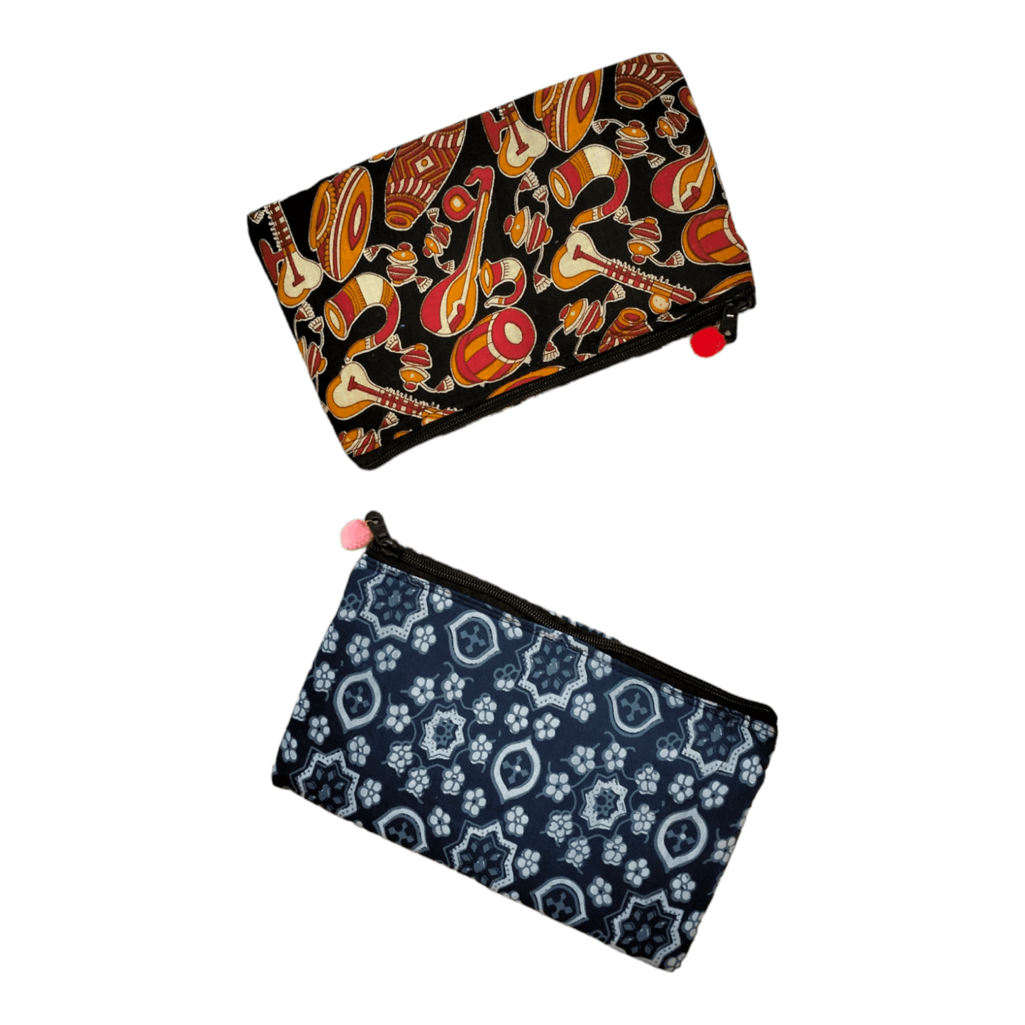 Pack of 2 Stylish shantiniketan Traditional Small Makeup Pouch Bag for Women - AP BAG BHANDAR