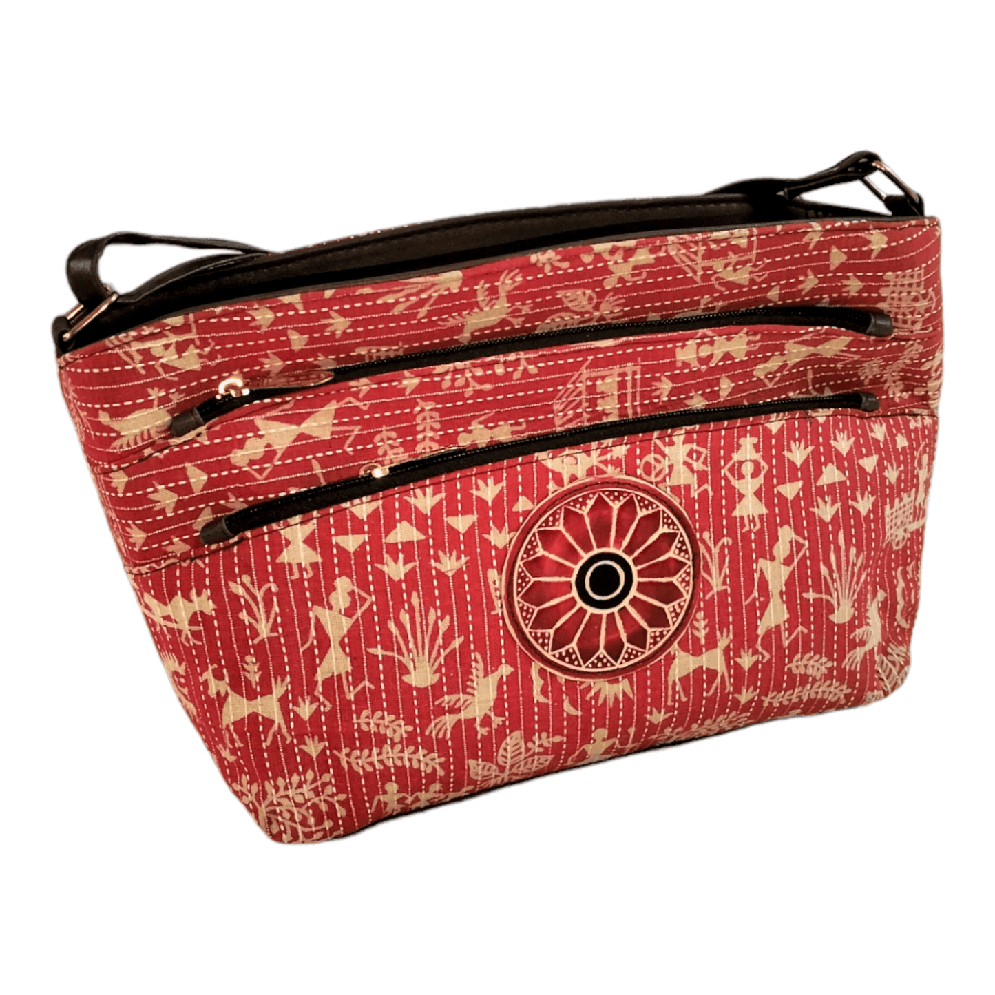 Stylish graceful traditional shantiniketan sling bag for women - AP BAG BHANDAR