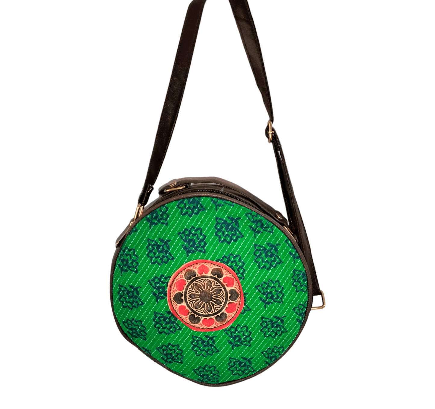 Stylish shantiniketan trendy round sling bag for women - AP BAG BHANDAR