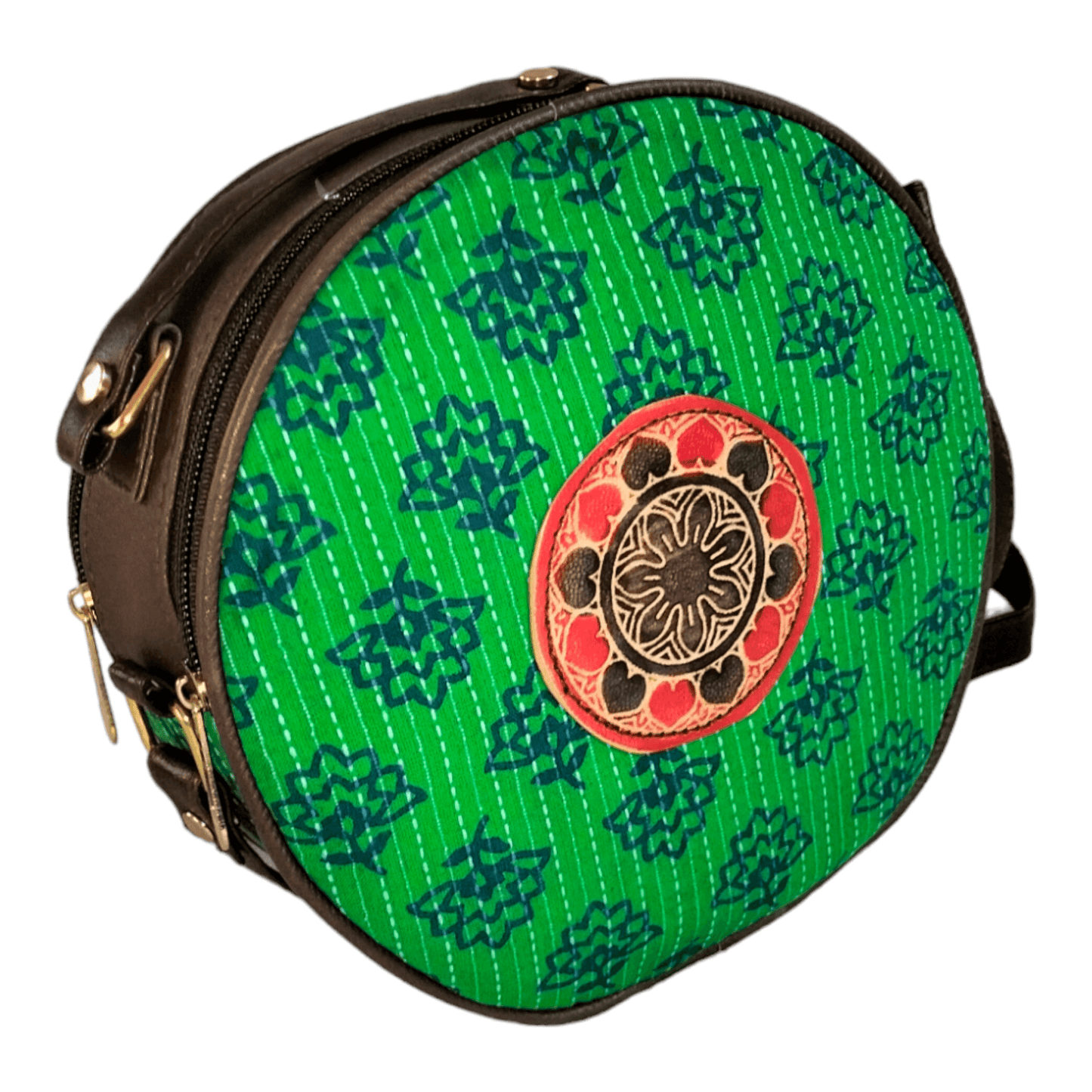 Stylish shantiniketan trendy round sling bag for women - AP BAG BHANDAR