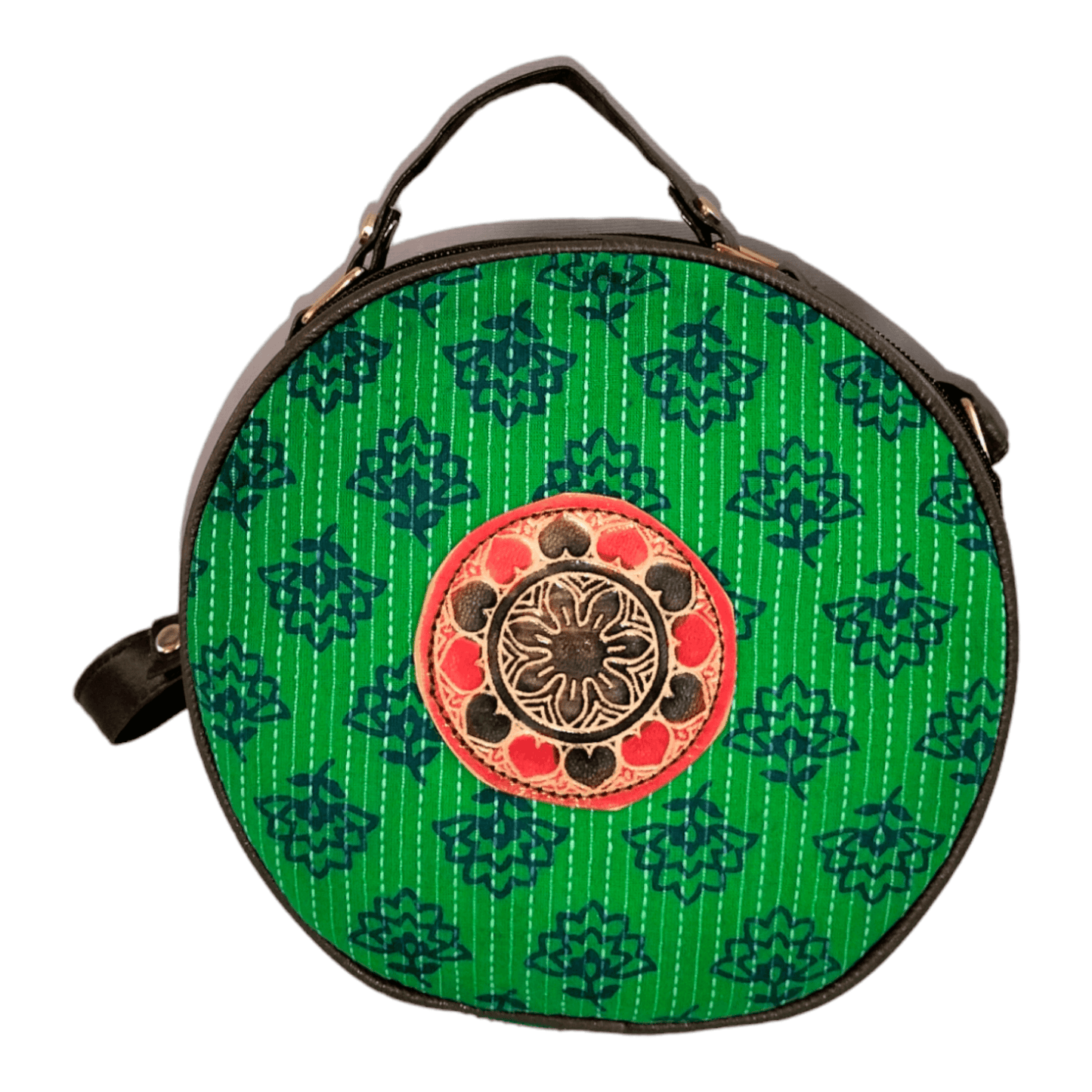 Stylish shantiniketan trendy round sling bag for women - AP BAG BHANDAR
