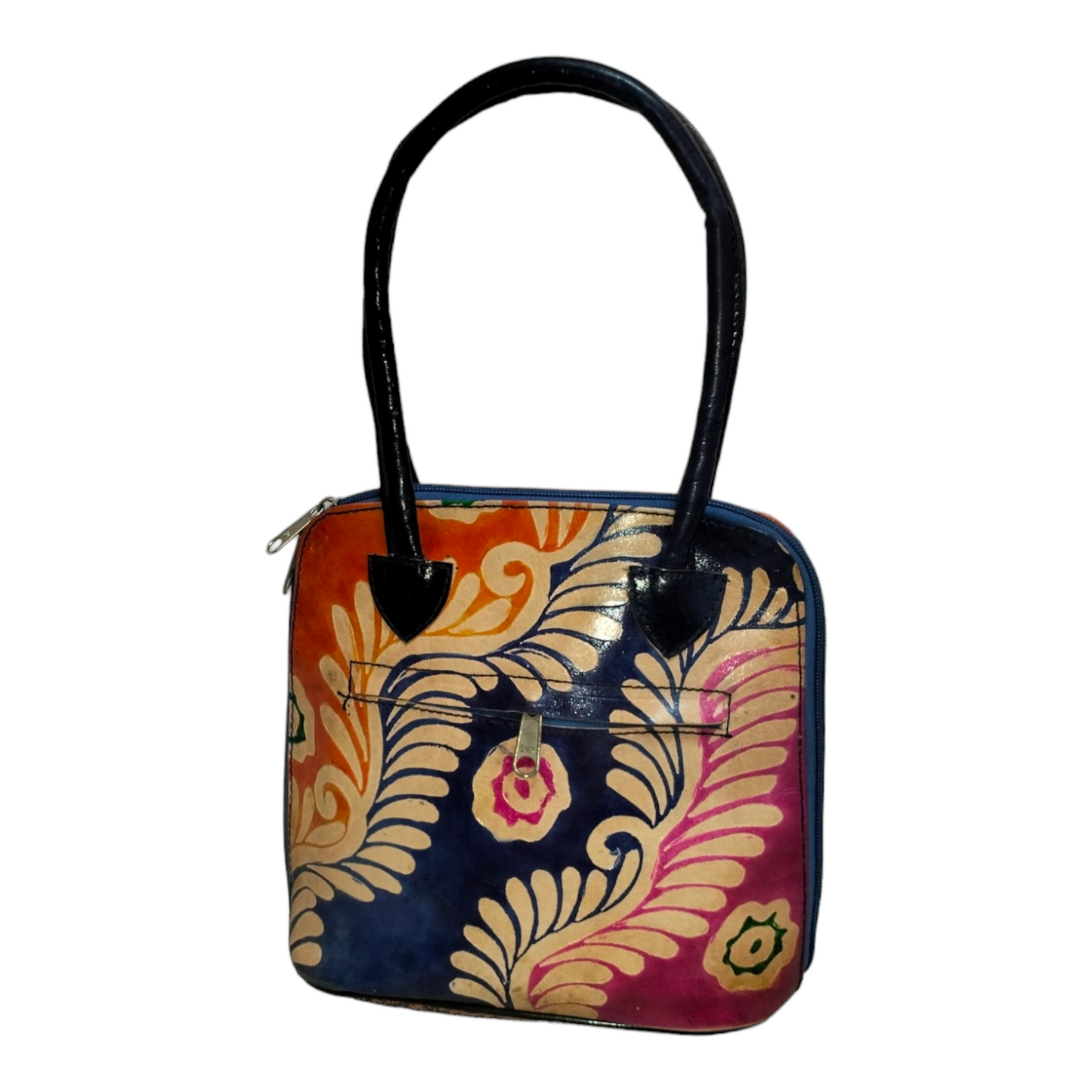 Traditional Shantiniketan Mini Handbag for Women with Ethnic Charm