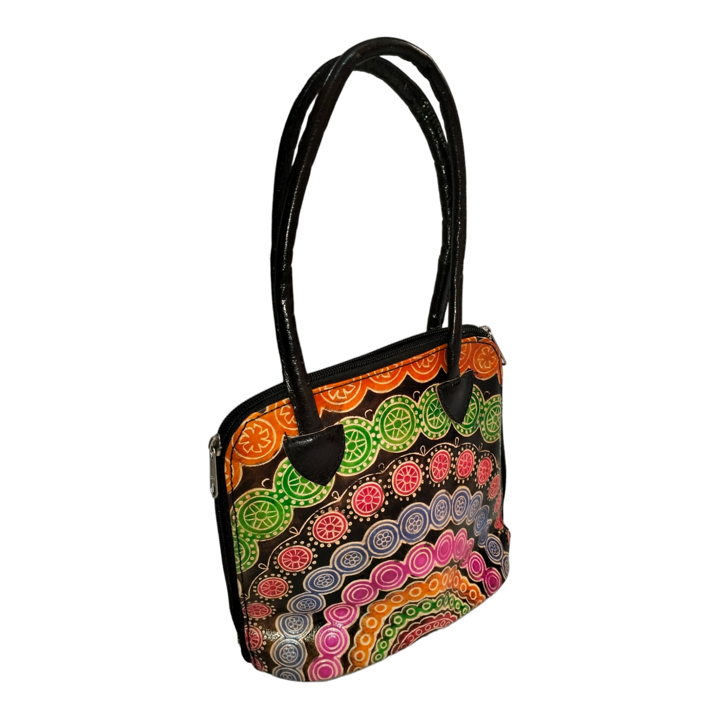 Traditional Shantiniketan Mini Handbag for Women with Ethnic Charm