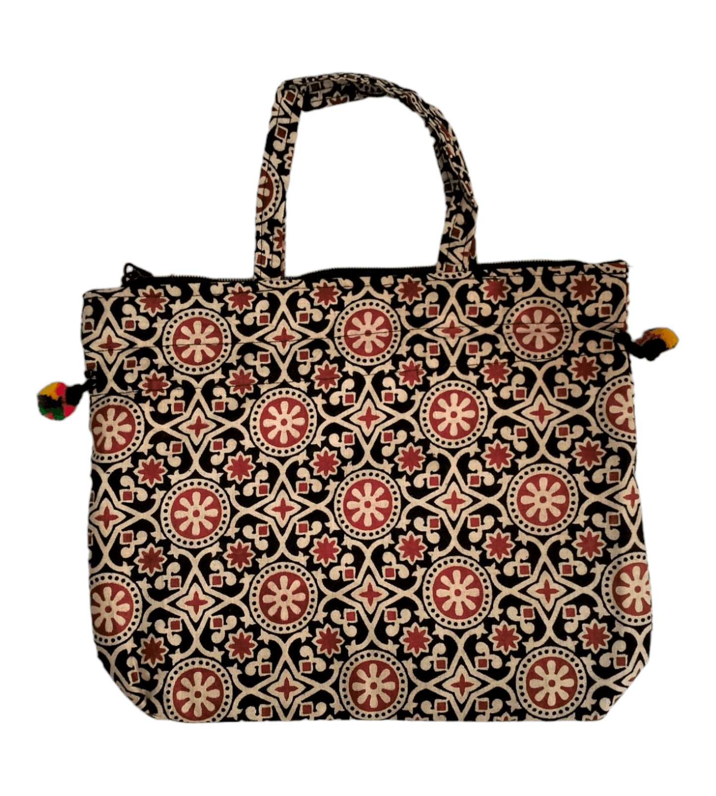 Shantiniketan Cotton Mini Handbag - Traditional Indian Handcrafted Bag for Women - Ethnic Charm & Style - AP BAG BHANDAR