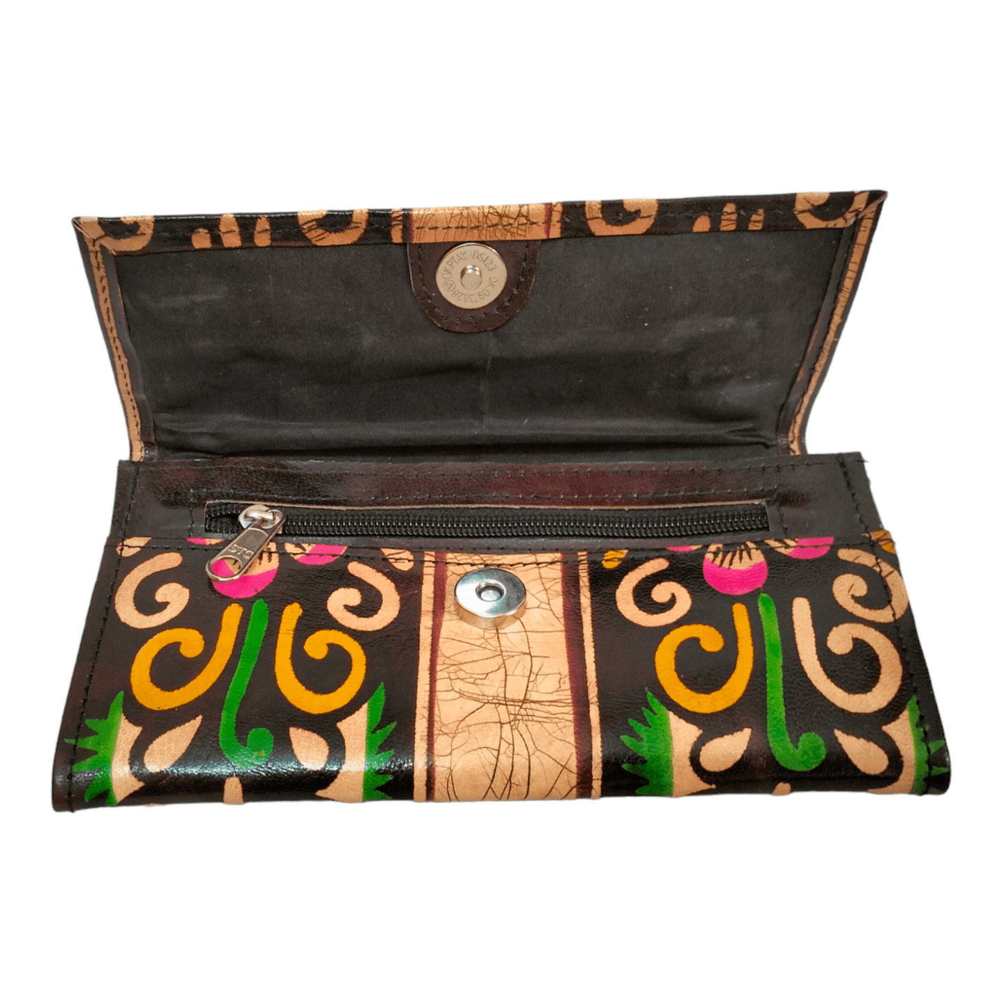 Traditional Shantiniketan Small Purse for Women - Handcrafted Indian Clutch with Ethnic Charm - AP BAG BHANDAR