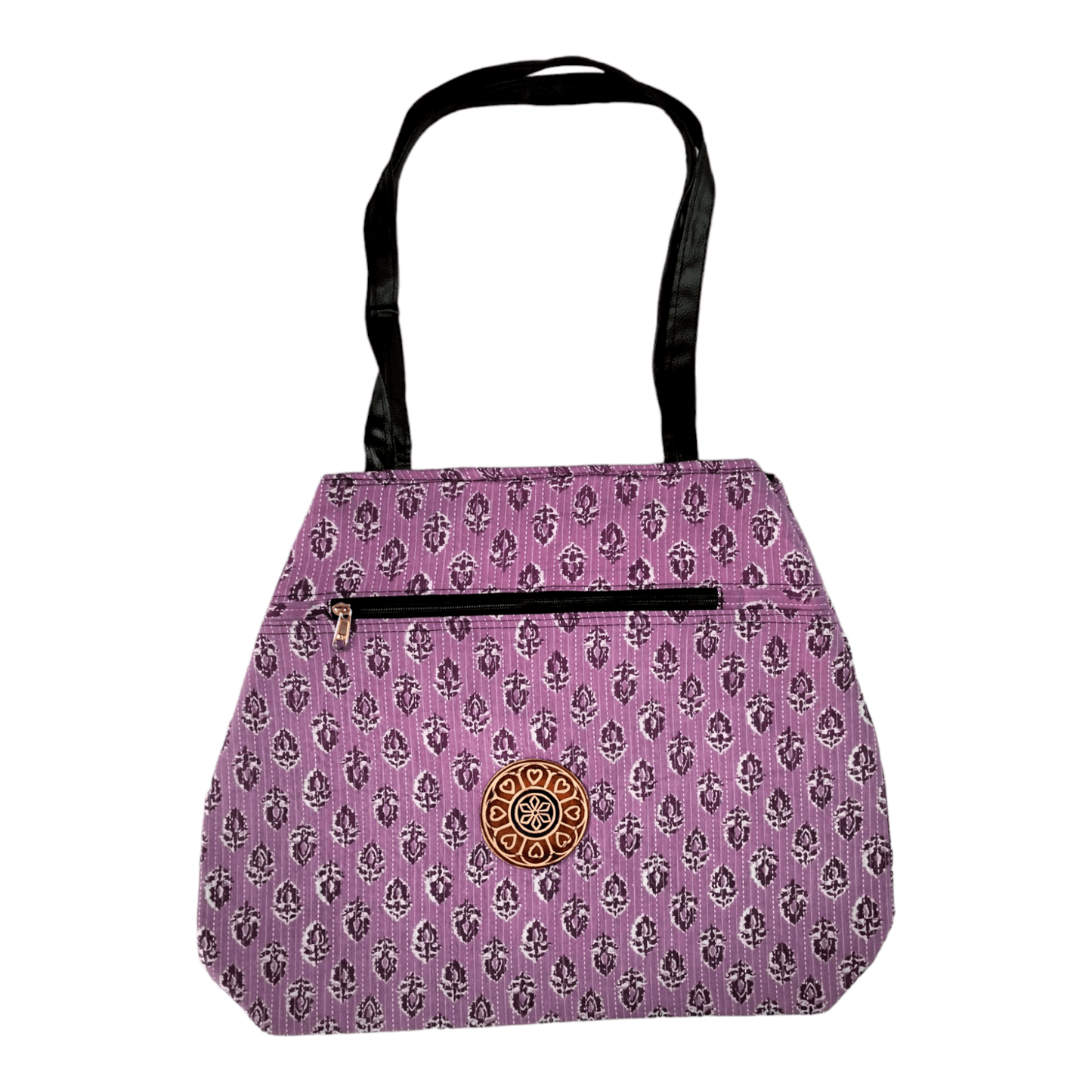 Colorful Shantiniketan Tote Bag for Women - Handcrafted Indian Carry-All with Vibrant Designs - AP BAG BHANDAR