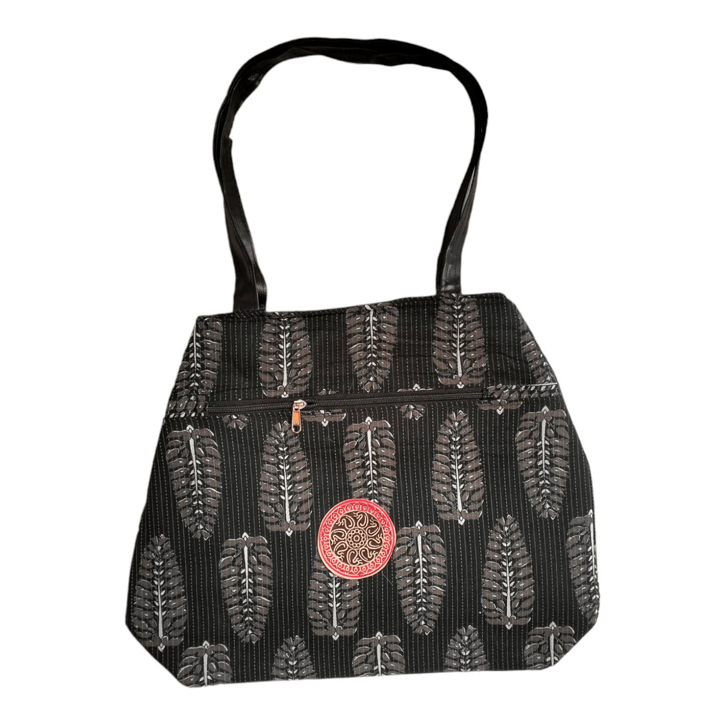 Colorful Shantiniketan Tote Bag for Women - Handcrafted Indian Carry-All with Vibrant Designs - AP BAG BHANDAR