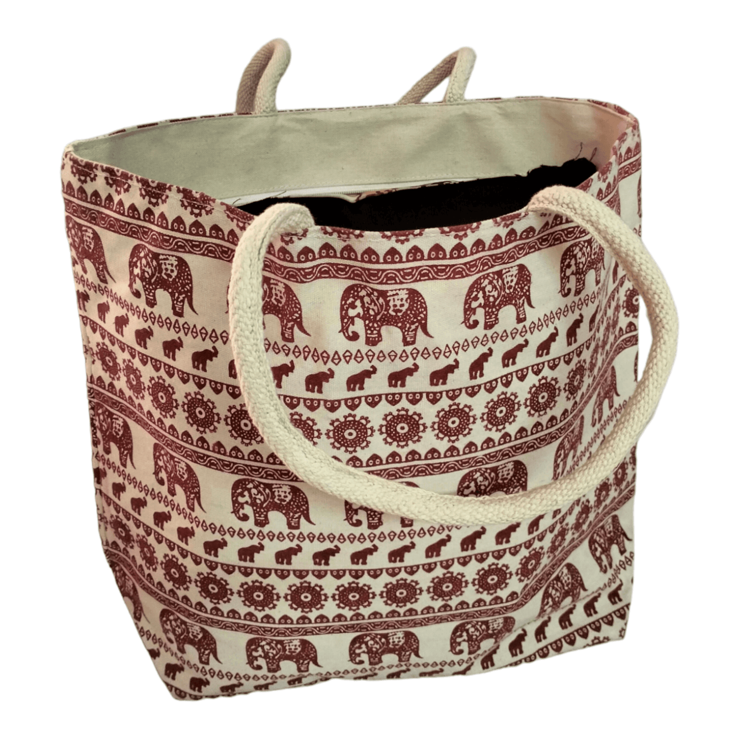 Shantiniketan Jute Tote Bag - Spacious Printed Design for Eco-Friendly Fashion Statement - AP BAG BHANDAR