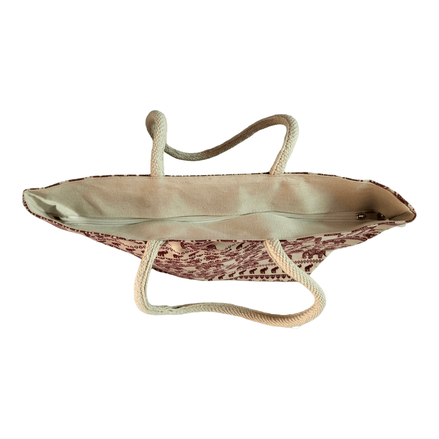 Shantiniketan Jute Tote Bag - Spacious Printed Design for Eco-Friendly Fashion Statement - AP BAG BHANDAR