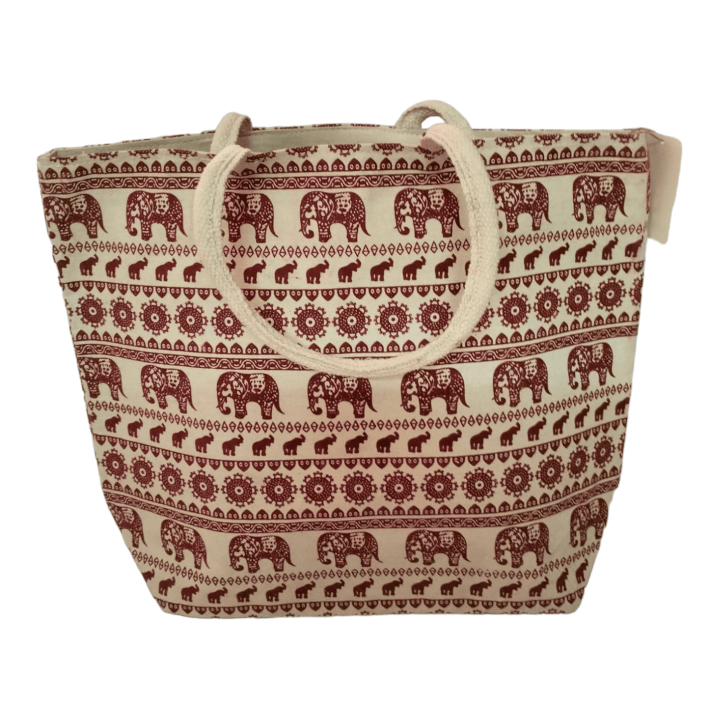 Shantiniketan Jute Tote Bag - Spacious Printed Design for Eco-Friendly Fashion Statement - AP BAG BHANDAR