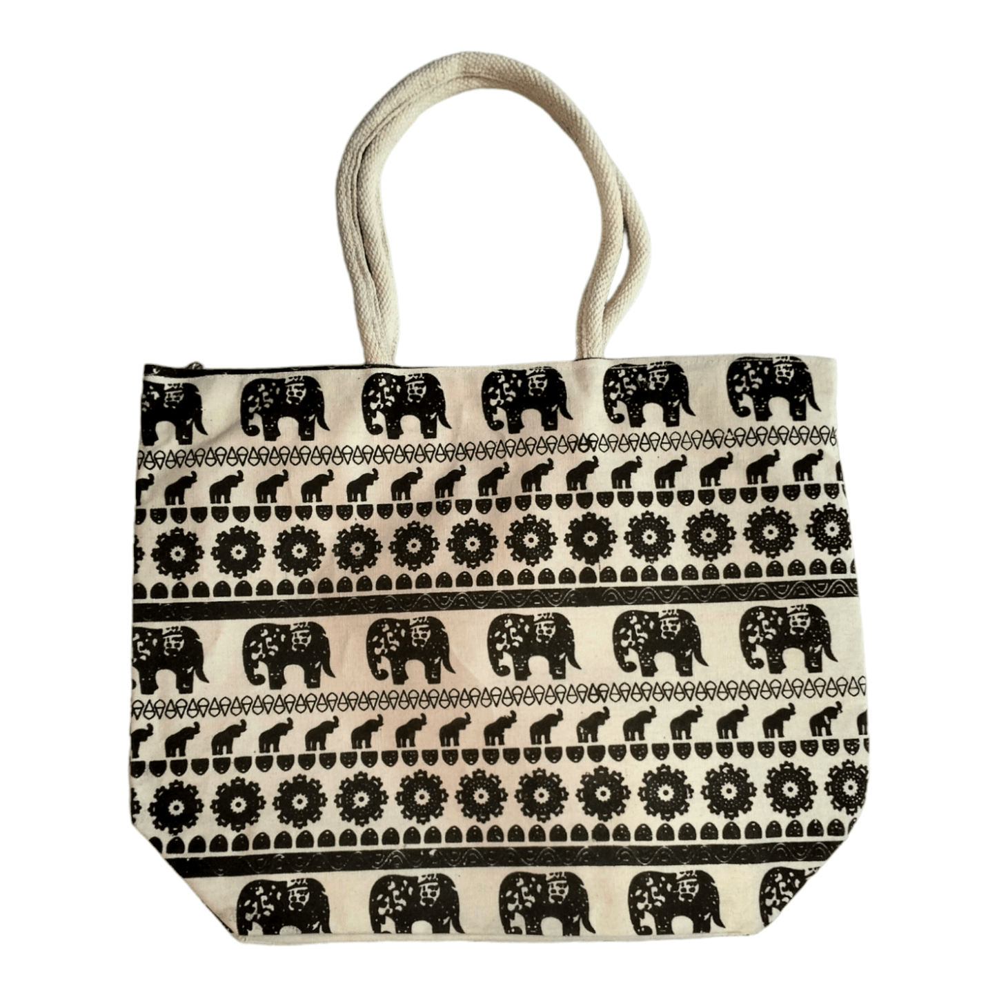 Shantiniketan Jute Tote Bag - Spacious Printed Design for Eco-Friendly Fashion Statement - AP BAG BHANDAR