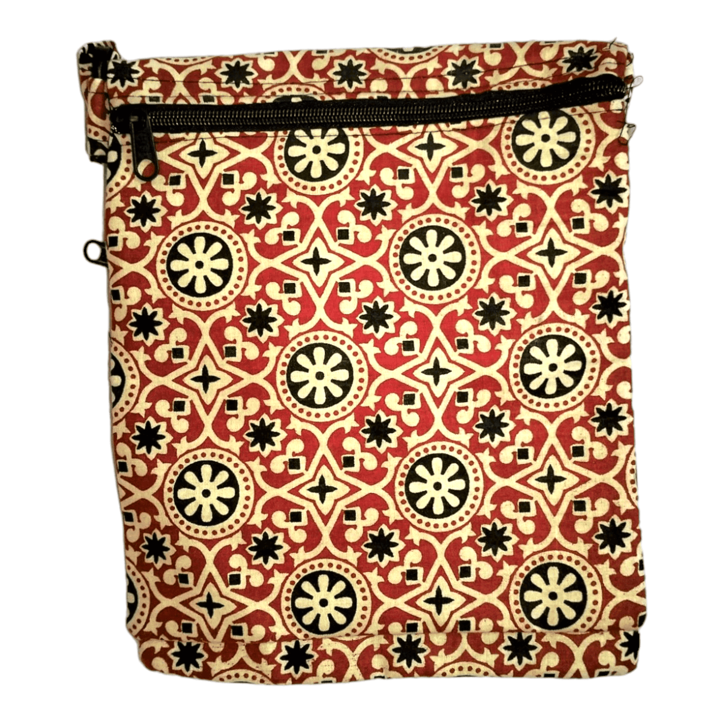 Colorful Shantiniketan Cotton Cloth Sling Bag - Handcrafted Indian Boho Style - AP BAG BHANDAR