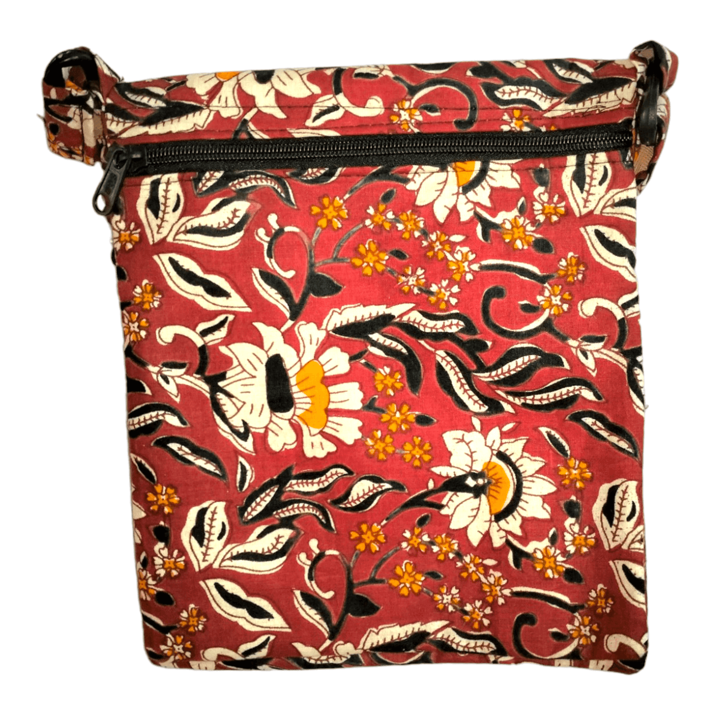 Colorful Shantiniketan Cotton Cloth Sling Bag - Handcrafted Indian Boho Style - AP BAG BHANDAR
