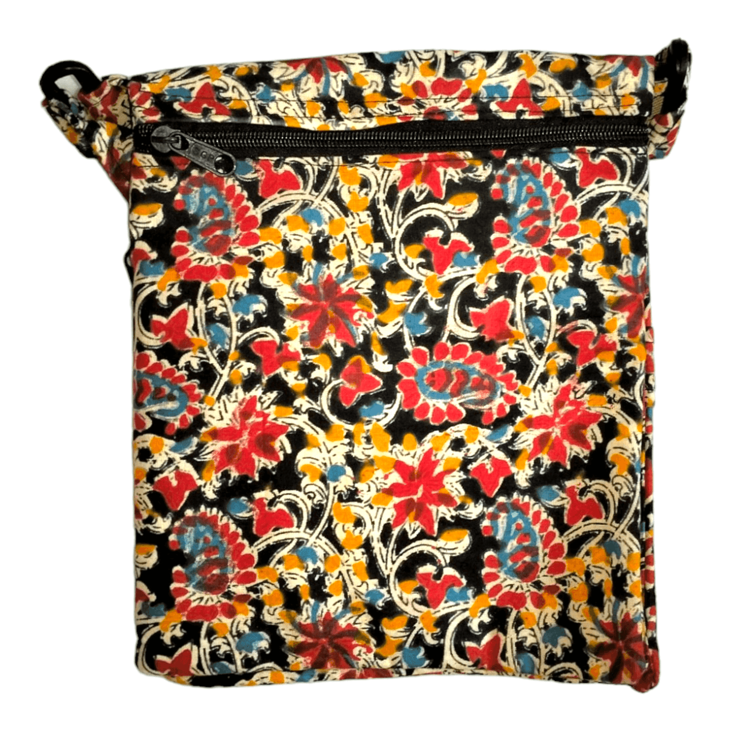 Colorful Shantiniketan Cotton Cloth Sling Bag - Handcrafted Indian Boho Style - AP BAG BHANDAR
