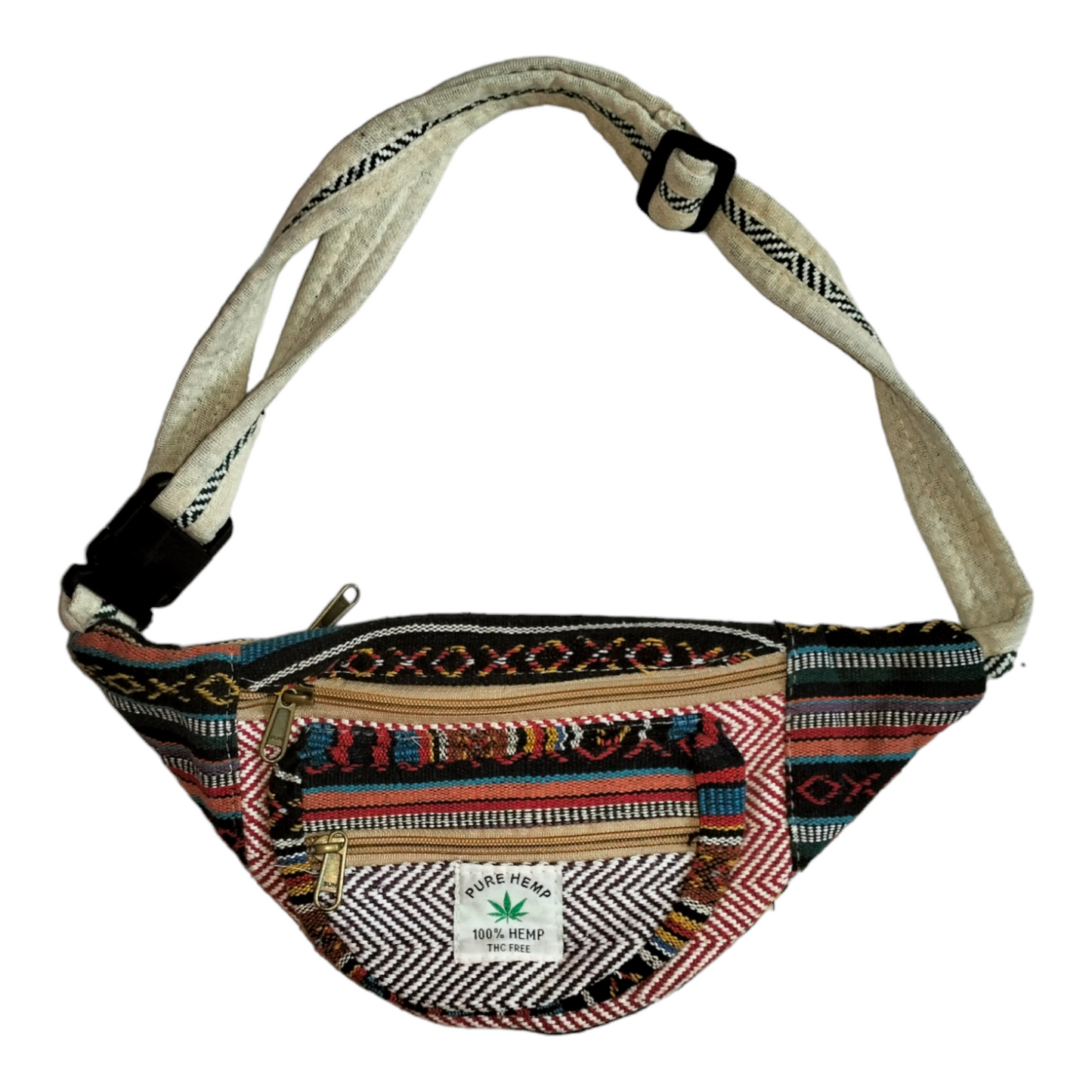Handcrafted Mini Crossbody Bag for Women – Shantiniketan Style Cotton & Pure Hemp