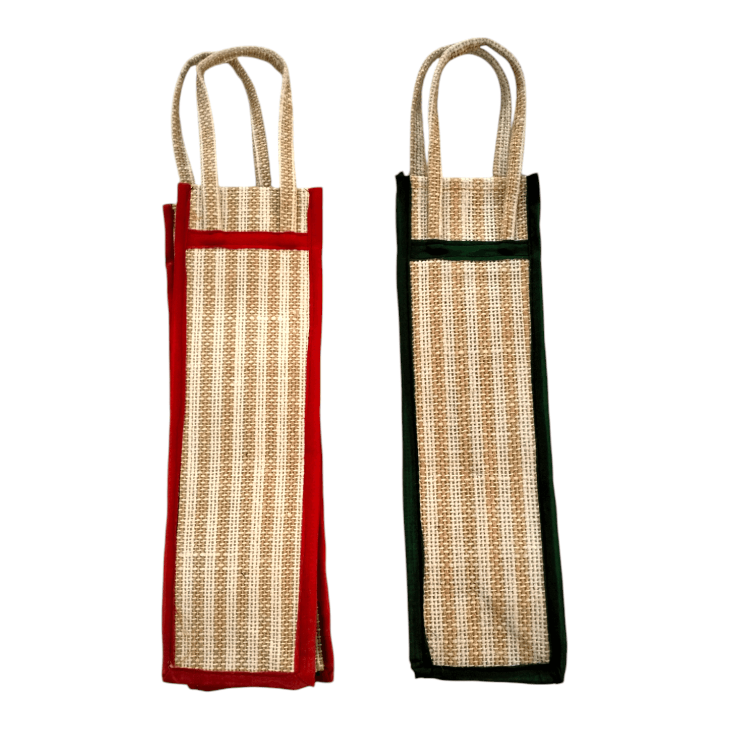 Eco-Friendly Shantiniketan Jute Bag for Water Bottles Pack of 2 - AP BAG BHANDAR