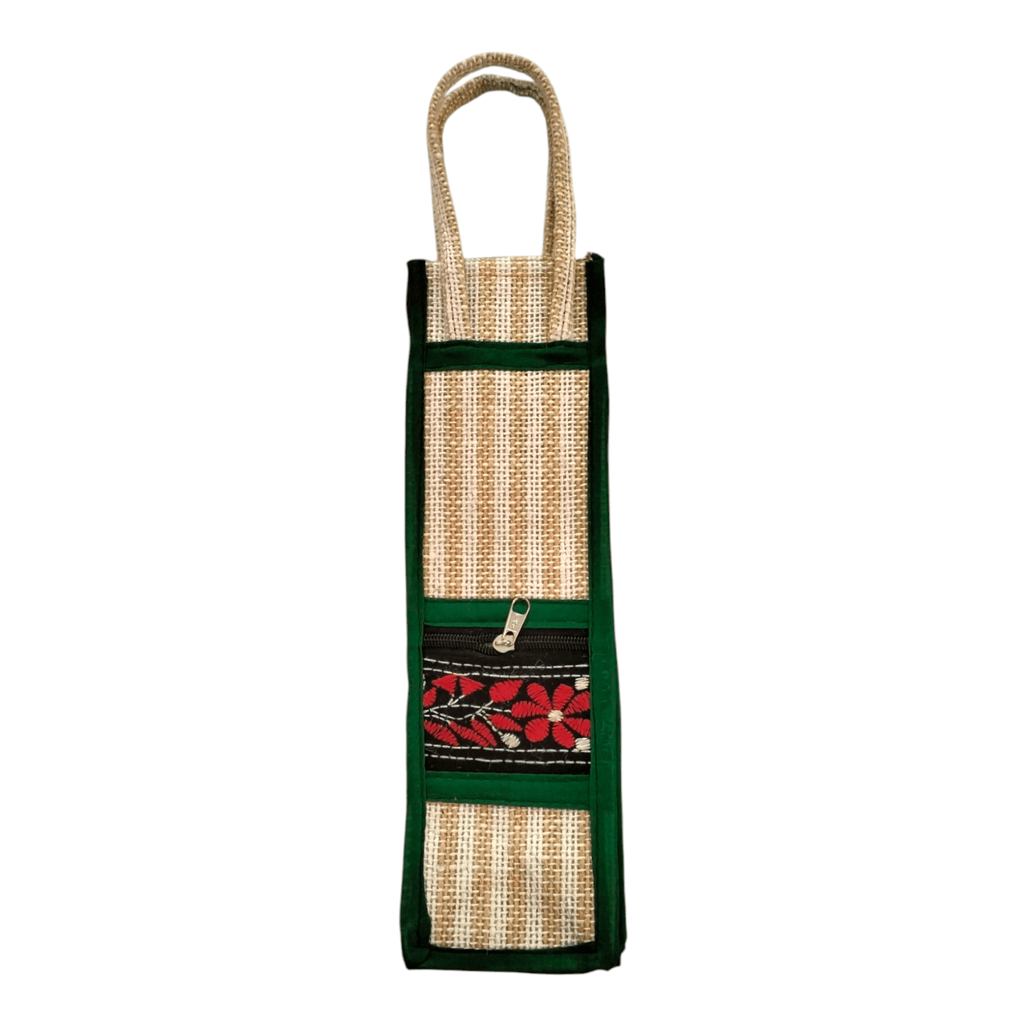 Eco-Friendly Shantiniketan Jute Bag for Water Bottles Pack of 2 - AP BAG BHANDAR