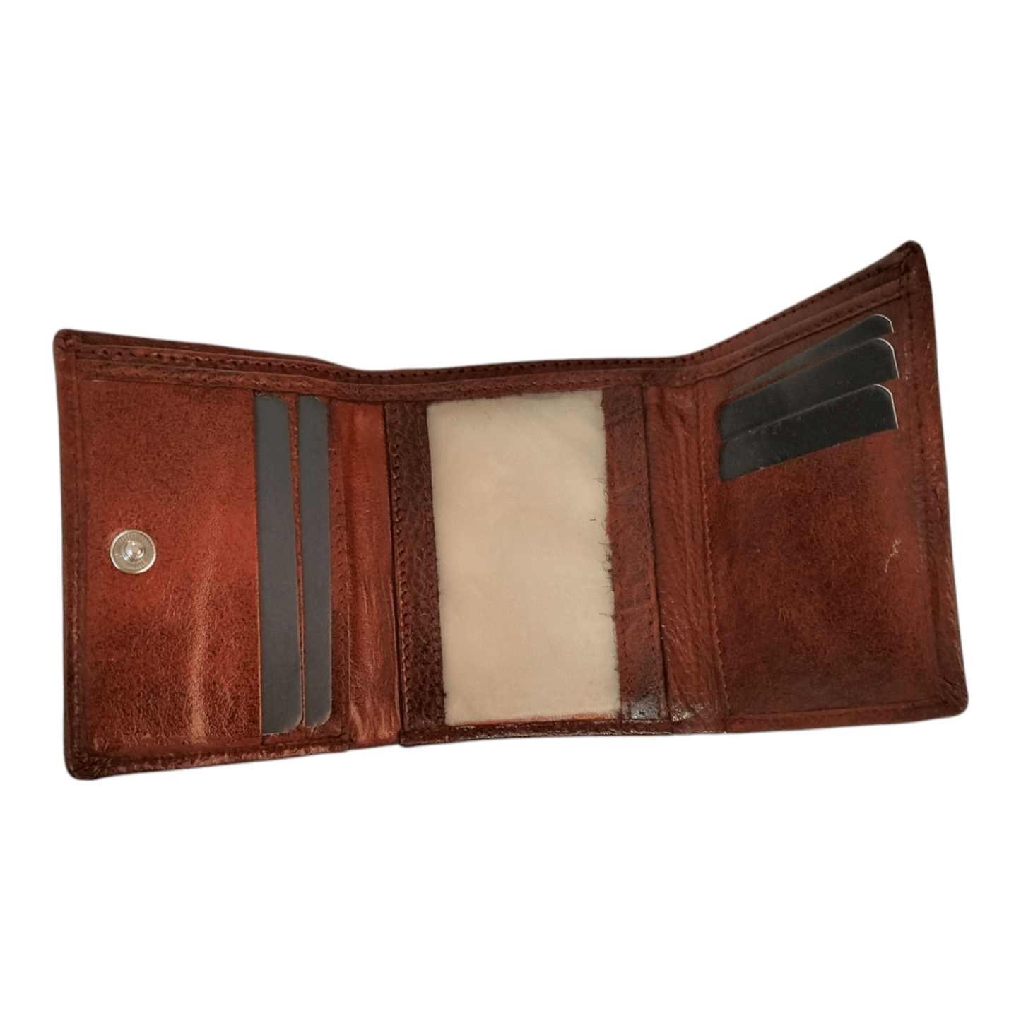 Men's Shantiniketan Style 3 Fold Wallet Purse - Handcrafted - AP BAG BHANDAR