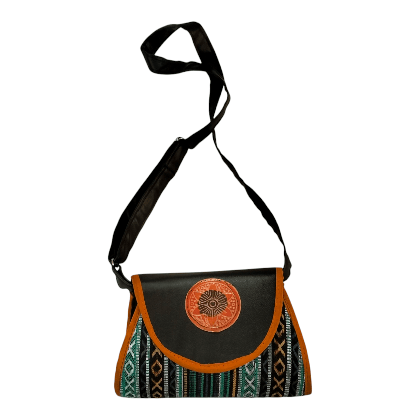 Women's Shantiniketan Style Sling Bag - Traditional Indian Design - AP BAG BHANDAR