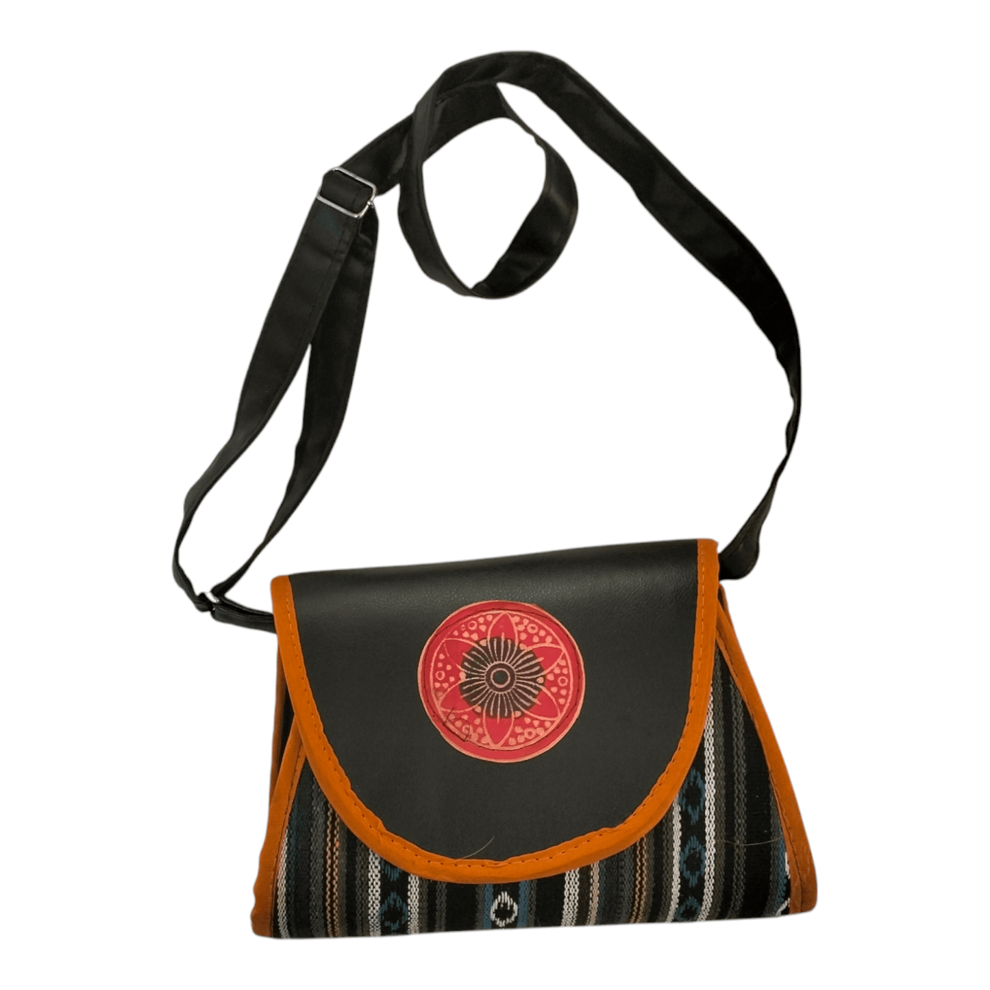 Women's Shantiniketan Style Sling Bag - Traditional Indian Design - AP BAG BHANDAR