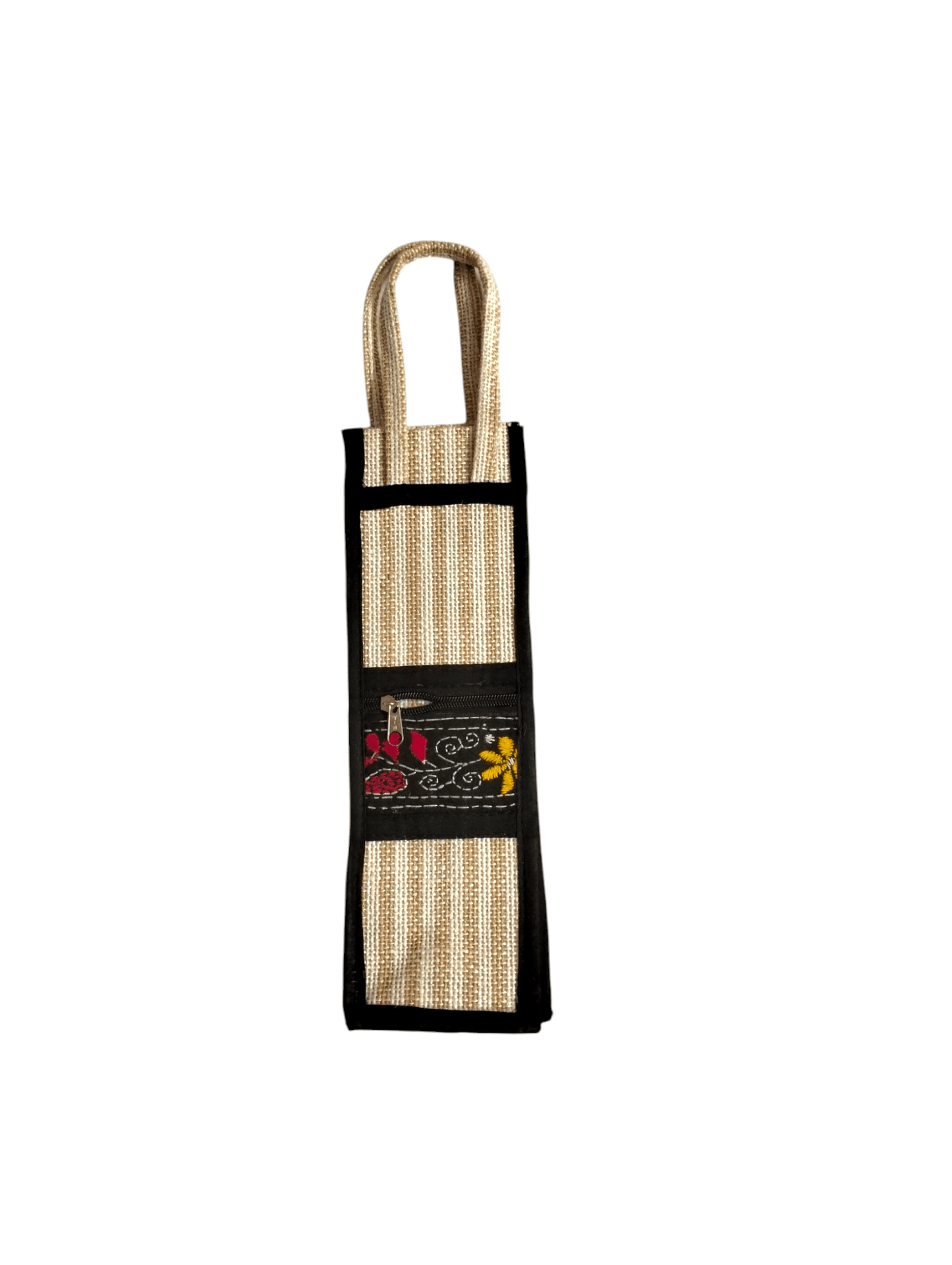 Eco-Friendly Shantiniketan Jute Bag for Water Bottles Pack of 2 - AP BAG BHANDAR