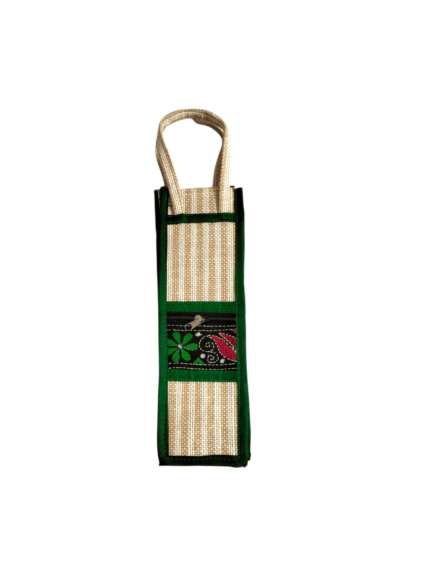 Eco-Friendly Shantiniketan Jute Bag for Water Bottles Pack of 2 - AP BAG BHANDAR