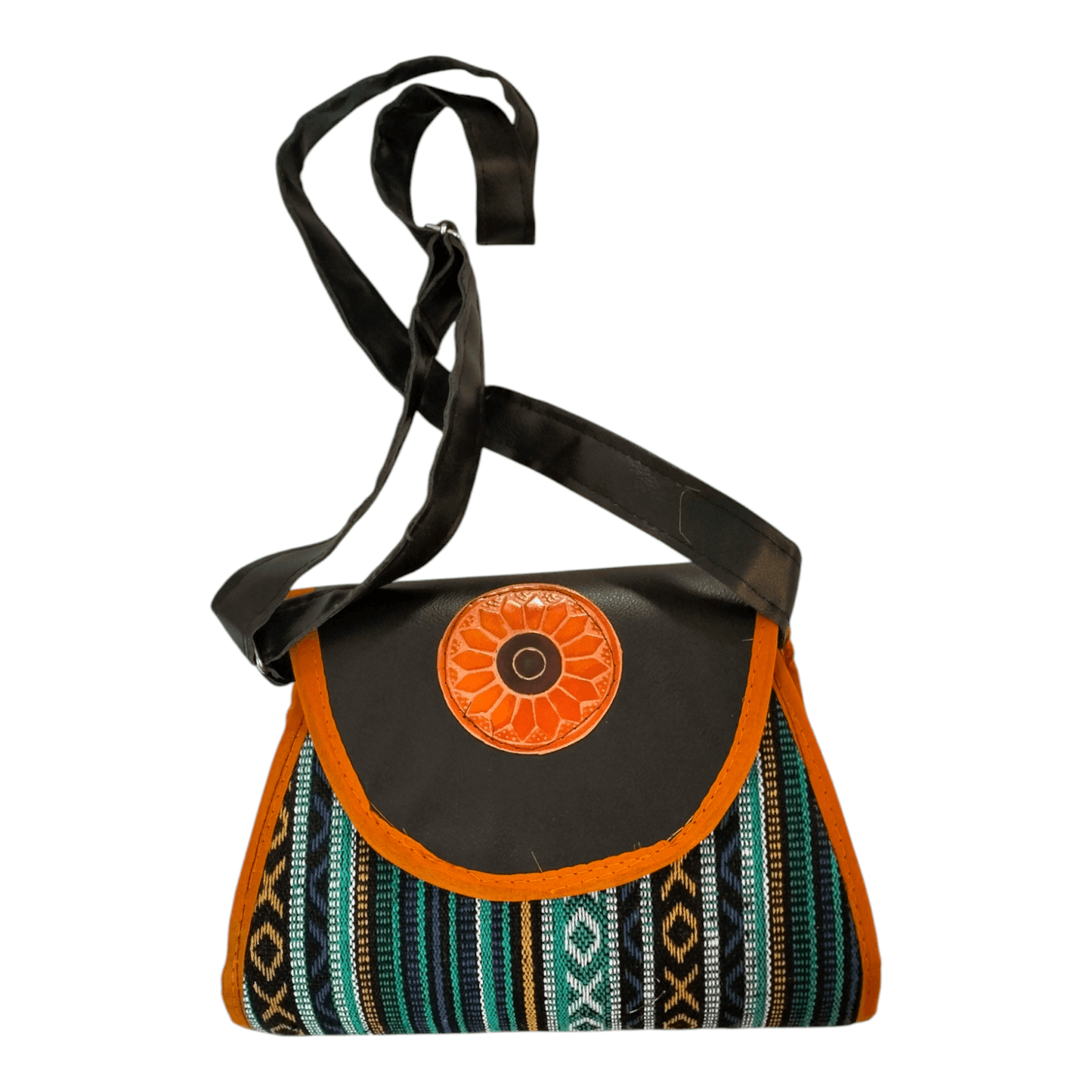 Women's Shantiniketan Style Sling Bag - Traditional Indian Design - AP BAG BHANDAR