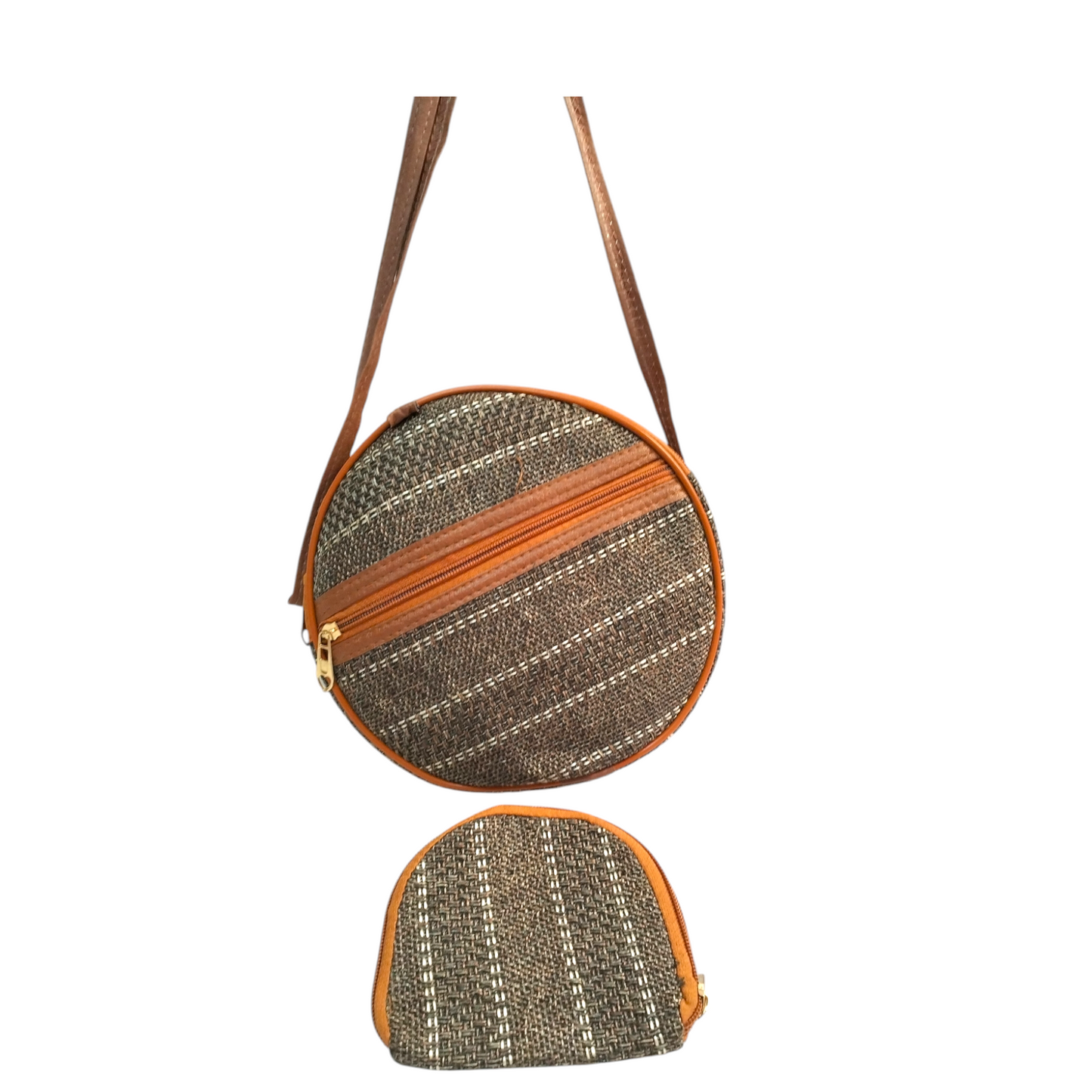 Shantiniketan Round Sling Bag - Authentic Indian Craft