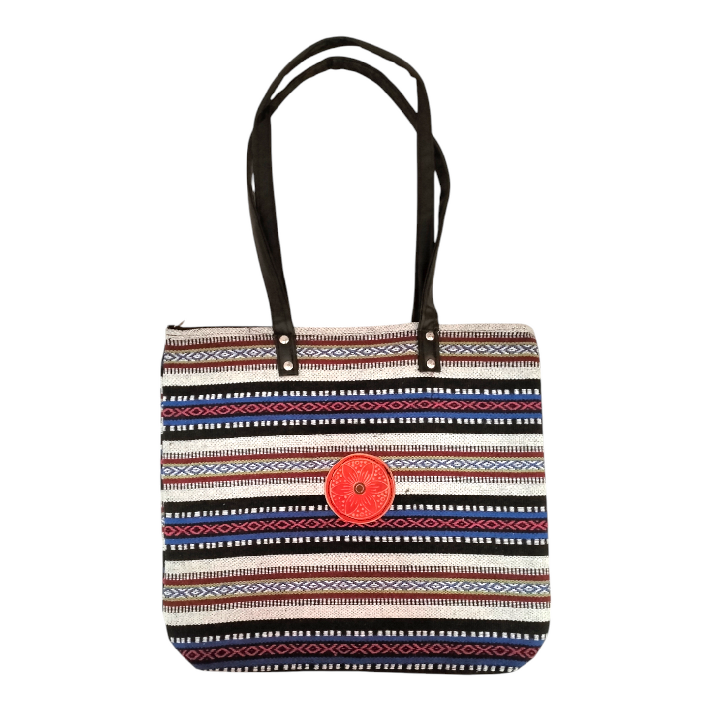 Handcrafted Shantiniketan Cotton Tote Bag – Traditional Bengali Art