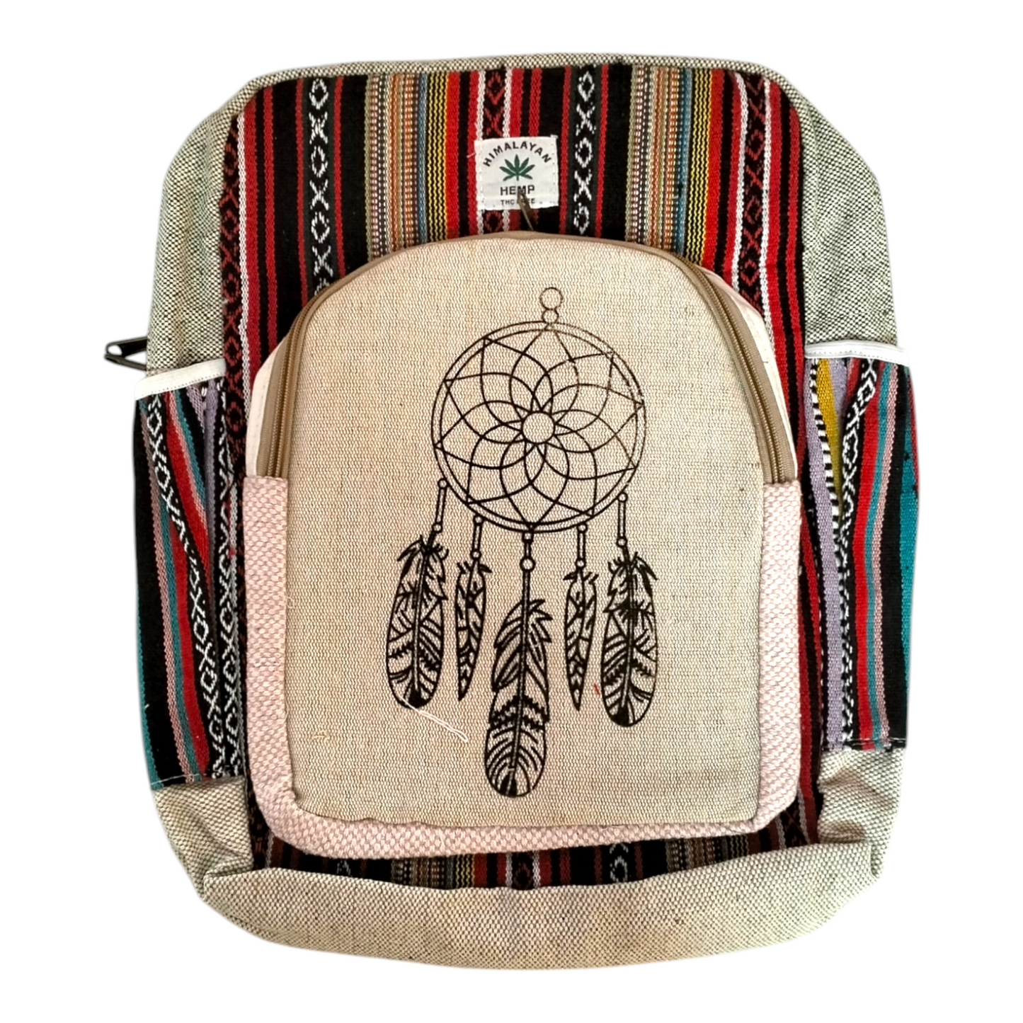 Handcrafted Traditional Shantiniketan Cotton Backpack – Artisanal & Stylish