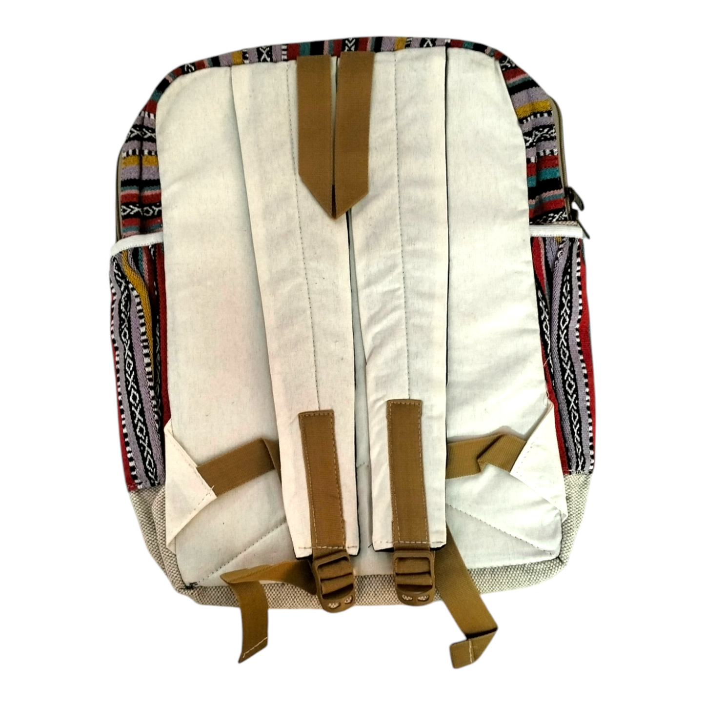 Handcrafted Traditional Shantiniketan Cotton Backpack – Artisanal & Stylish