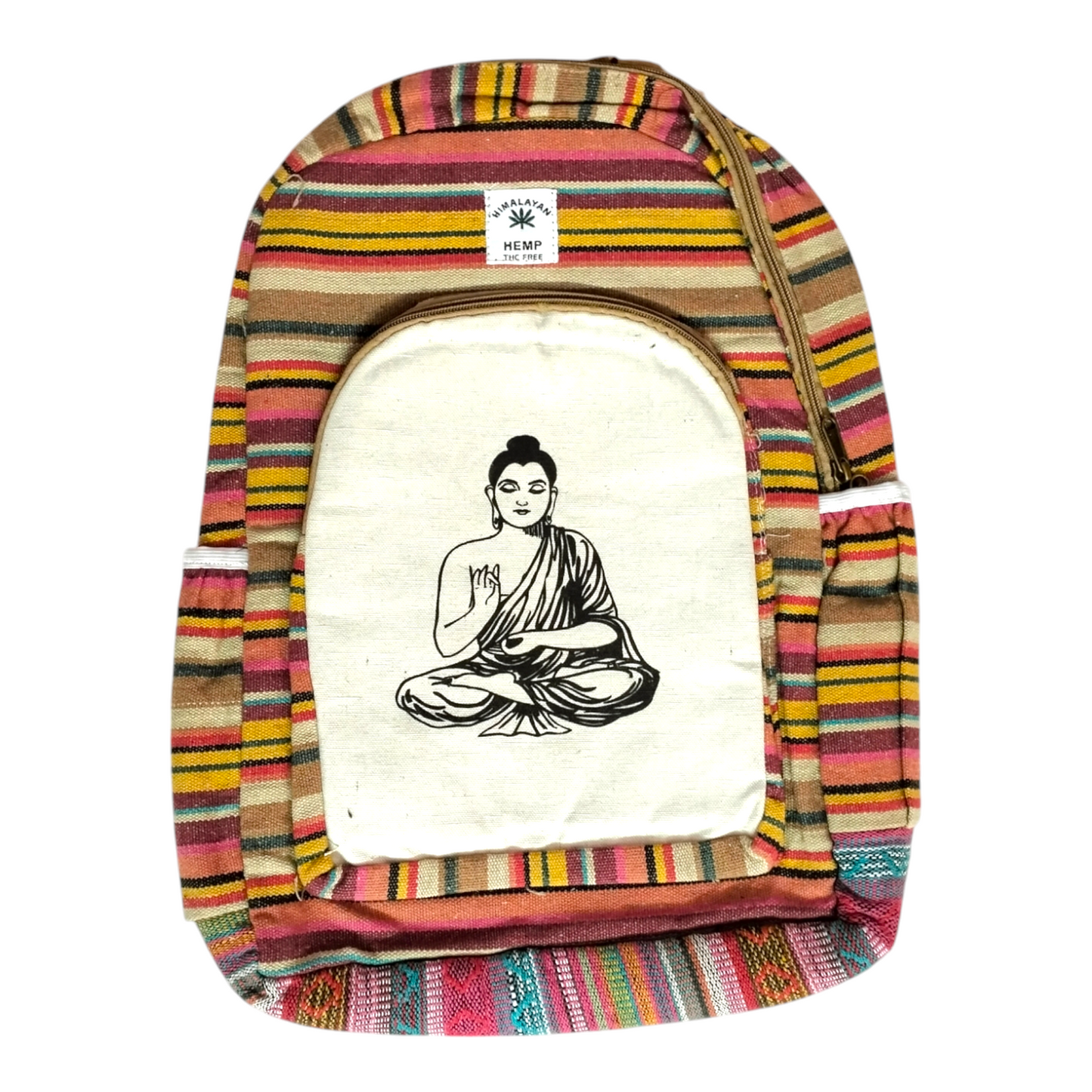 Handcrafted Traditional Shantiniketan Cotton Backpack – Artisanal & Stylish