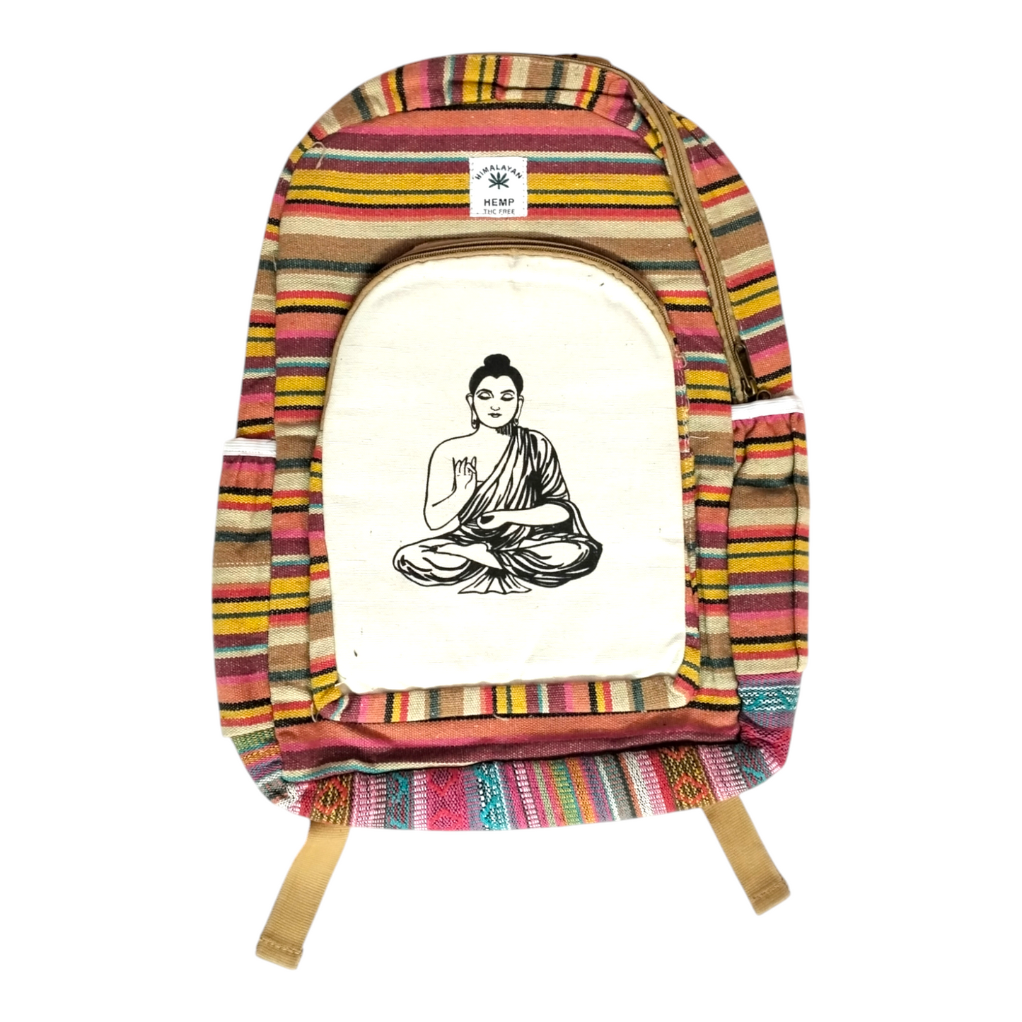 Handcrafted Traditional Shantiniketan Cotton Backpack – Artisanal & Stylish